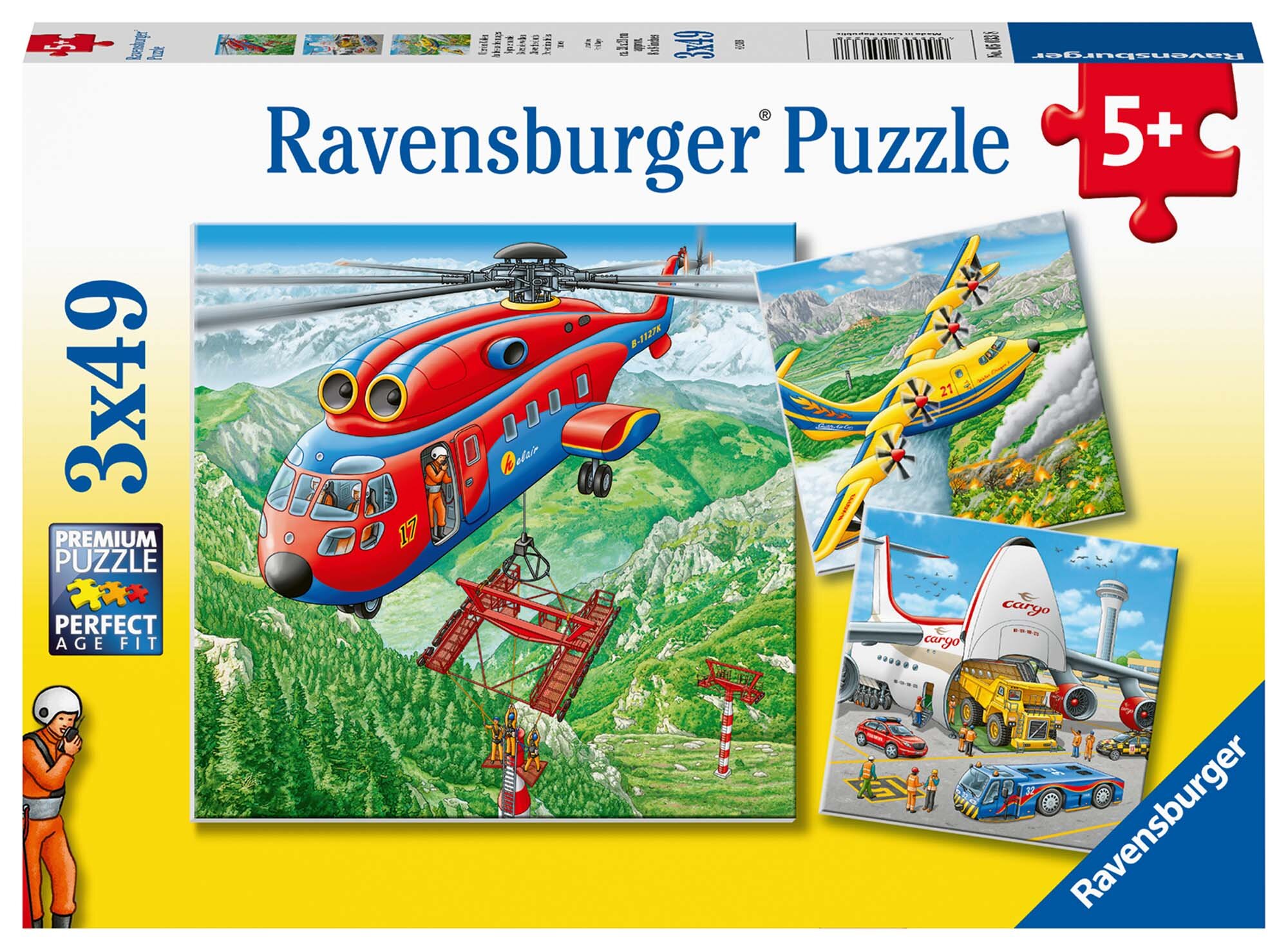 Ravensburger Puslespil, Above the Clouds 3x49 brikker