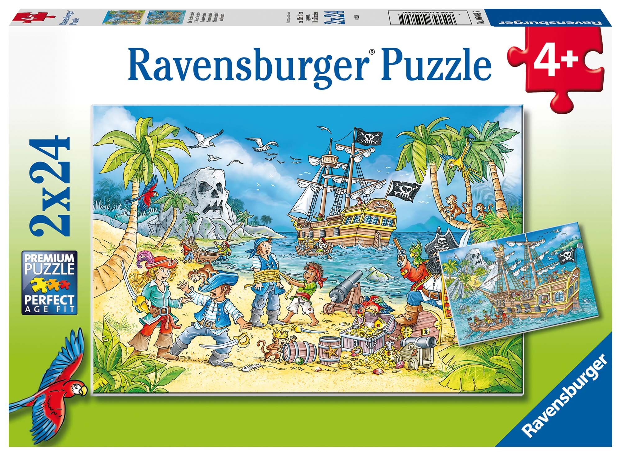 Ravensburger Puslespil, Adventure Island 2x24 brikker