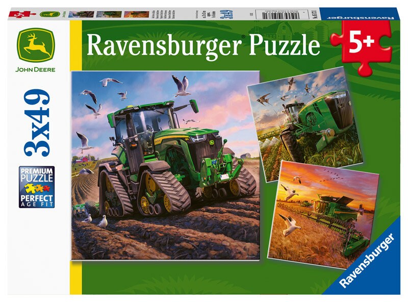 Ravensburger Puslespil, Seasons of John Deere 3x49 brikker