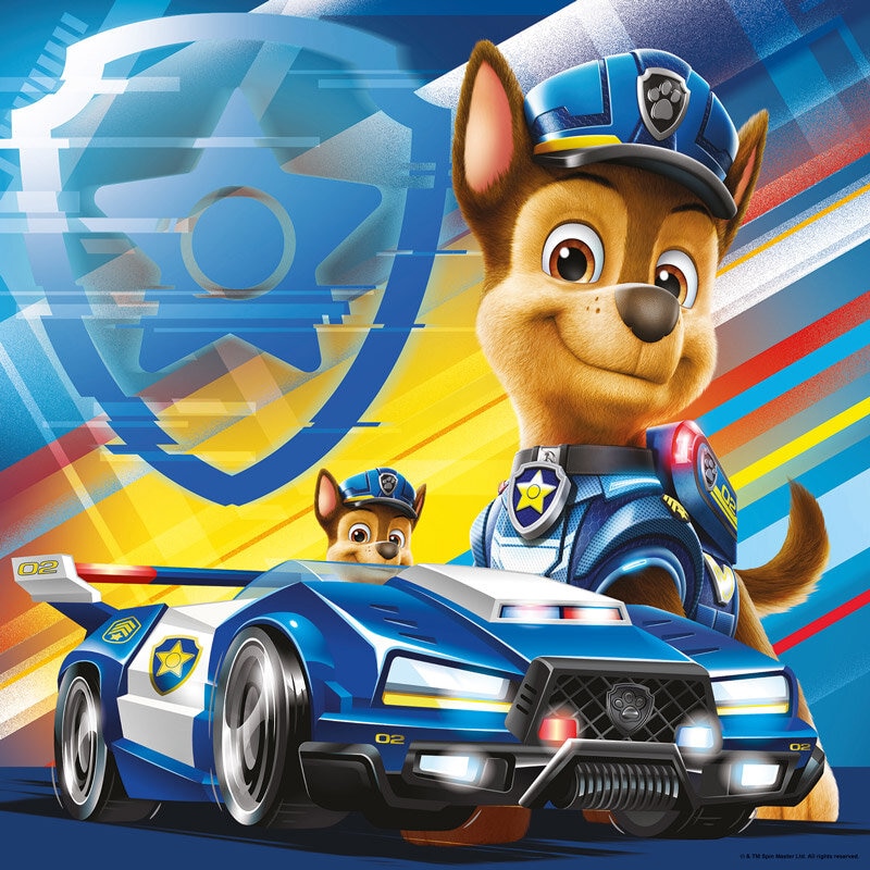 Ravensburger Puslespil, Paw Patrol Movie 3x49 brikker