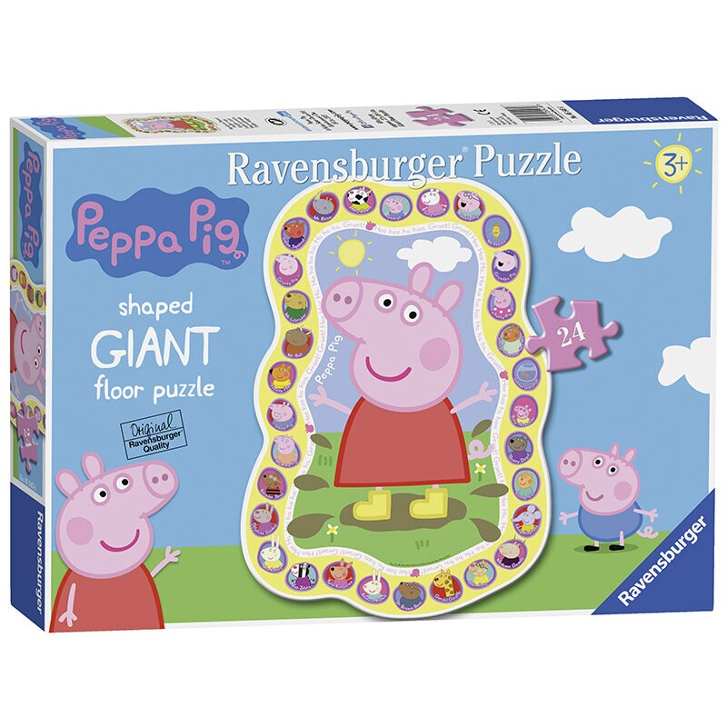 Ravensburger Puslespil, Shaped Peppa Pig 24 brikker