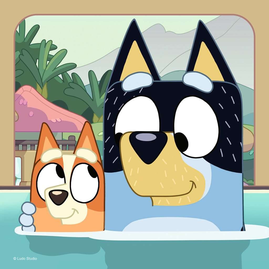 Ravensburger Puslespil - Bluey 3x49 brikker