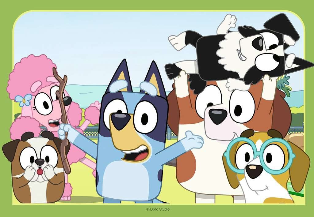 Ravensburger Puslespil - Bluey 2x12 brikker