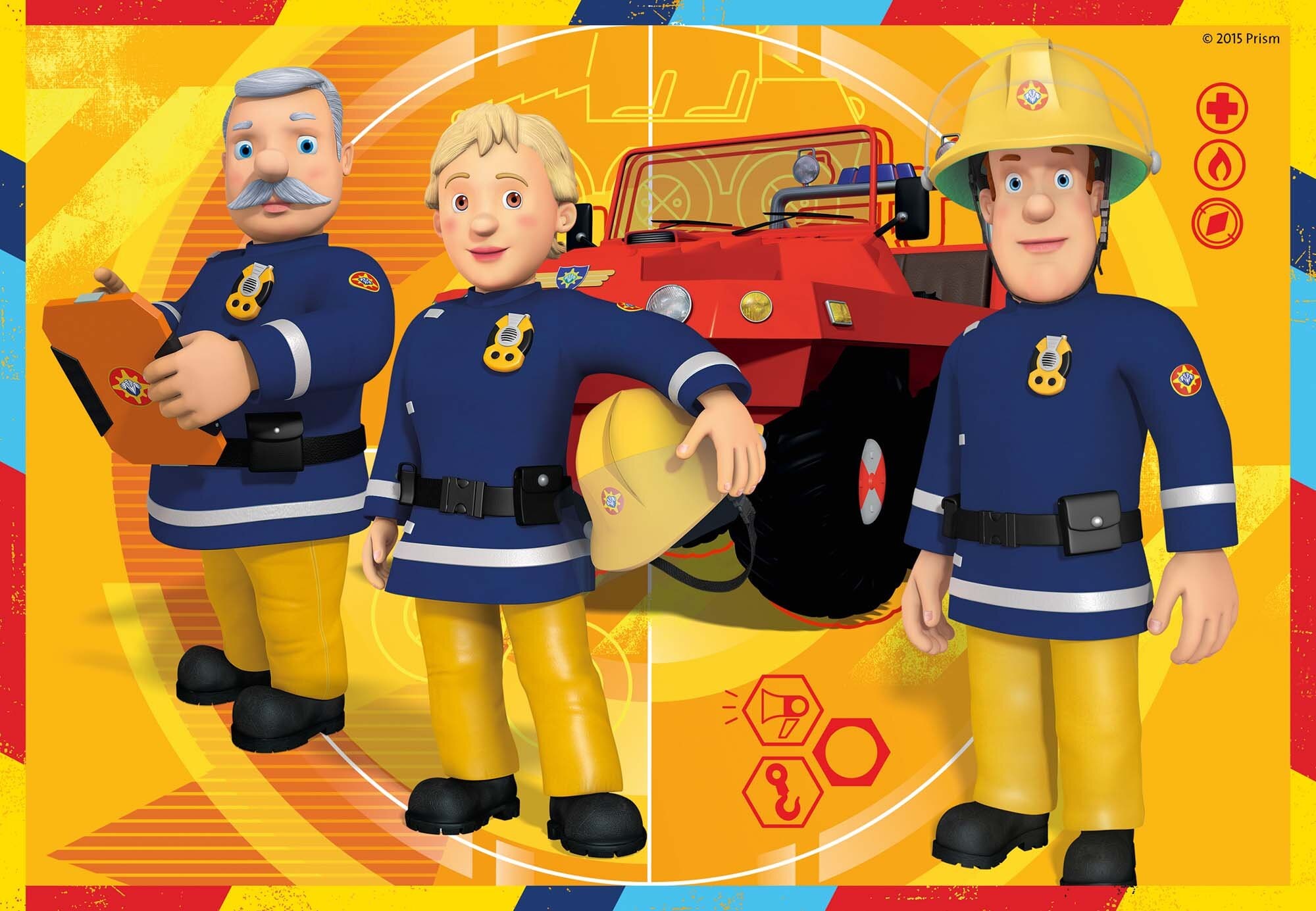 Ravensburger Puslespil, Fireman Sam in Action 2x12 brikker