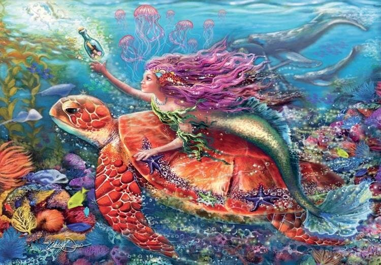 Ravensburger Puslespil, Mermaid Adventures 2x24 brikker