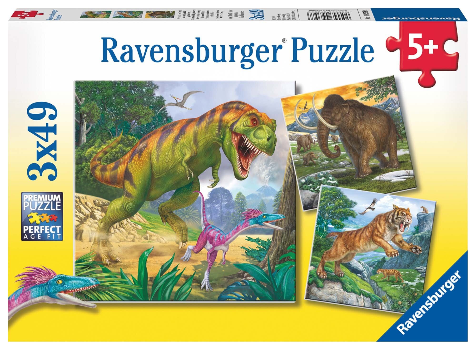 Ravensburger Puslespil, Primeval Ruler 3x49 brikker