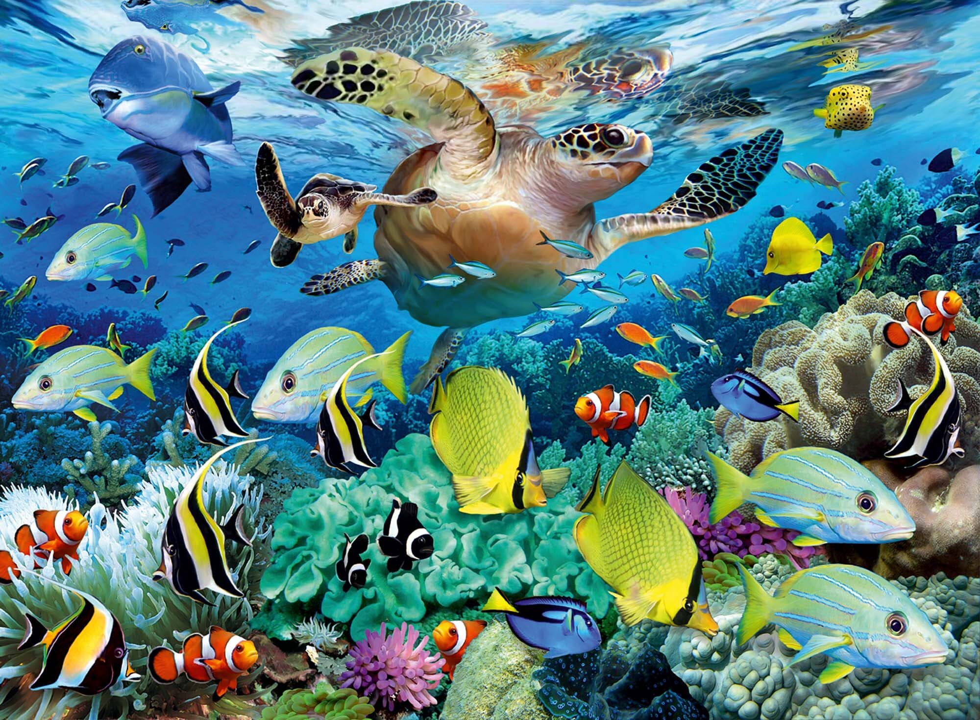 Ravensburger Puslespil, Underwater Paradise 150 brikker XXL