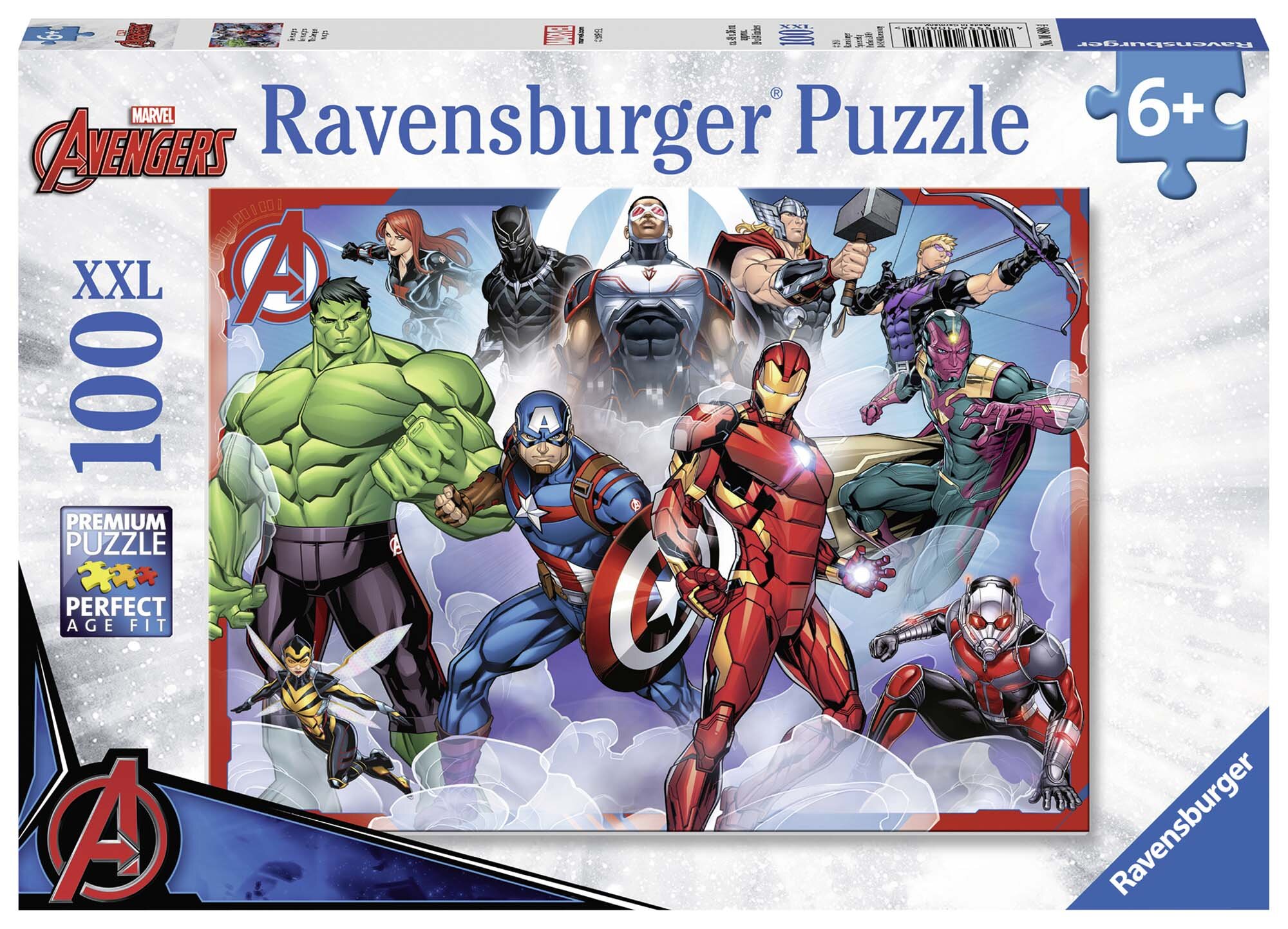 Ravensburger Puslespil, Marvel Avengers 100 brikker XXL