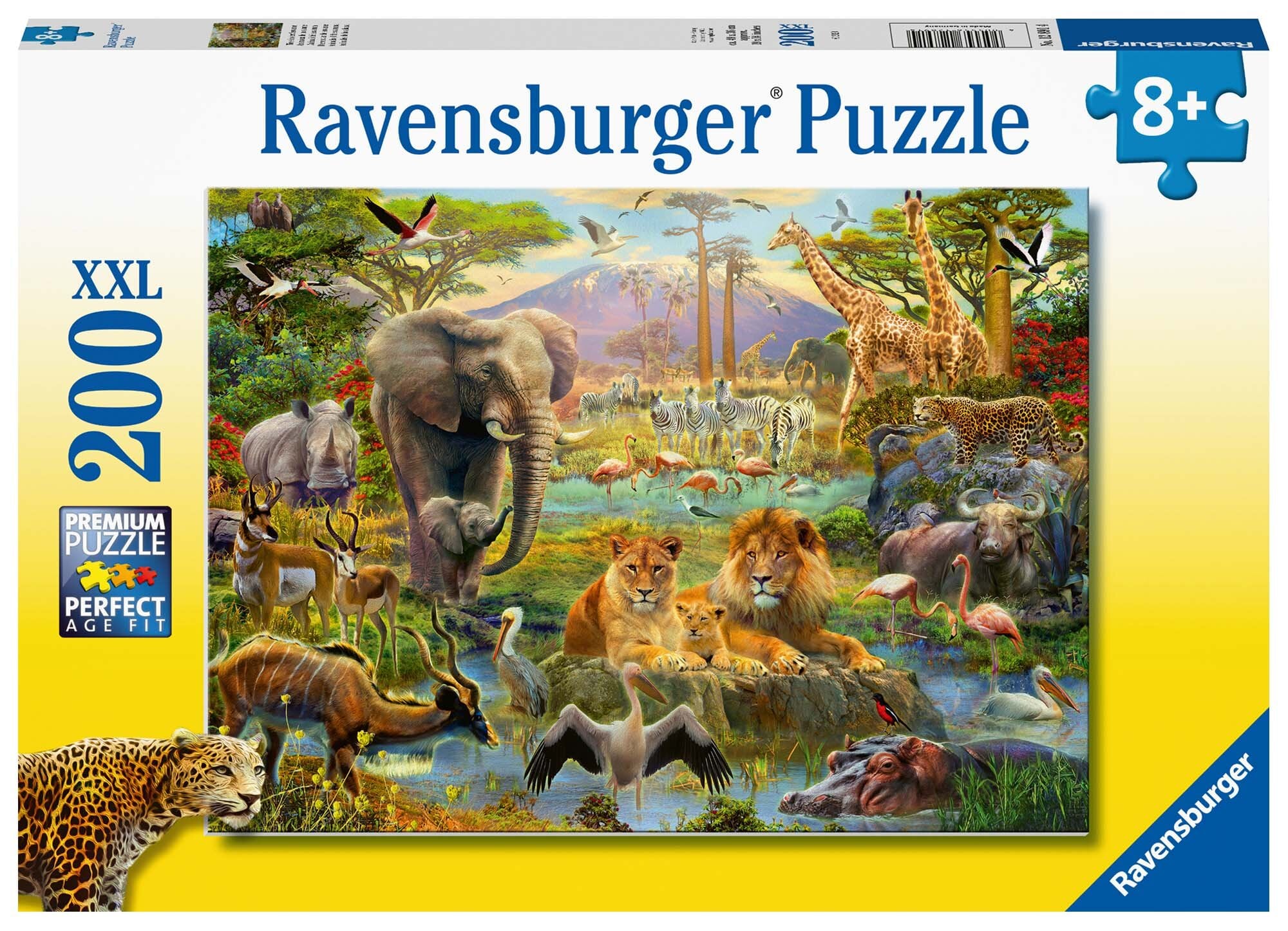 Ravensburger Puslespil, Animals of the Savannah 200 brikker XXL