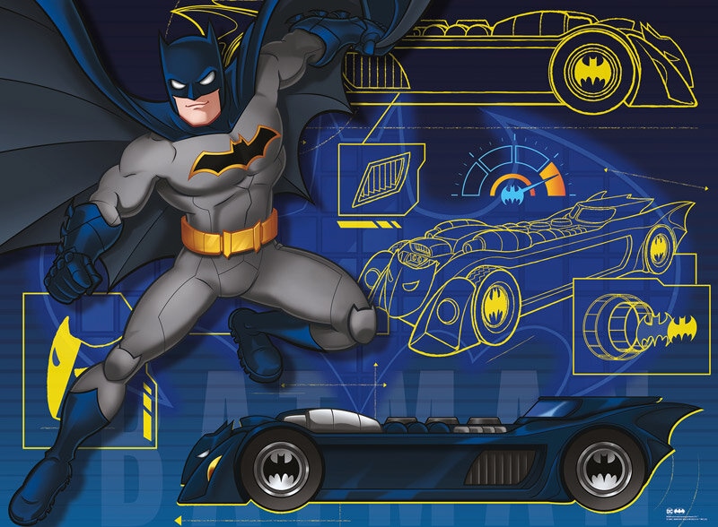 Ravensburger Puslespil, Batman Batmobile 100 brikker