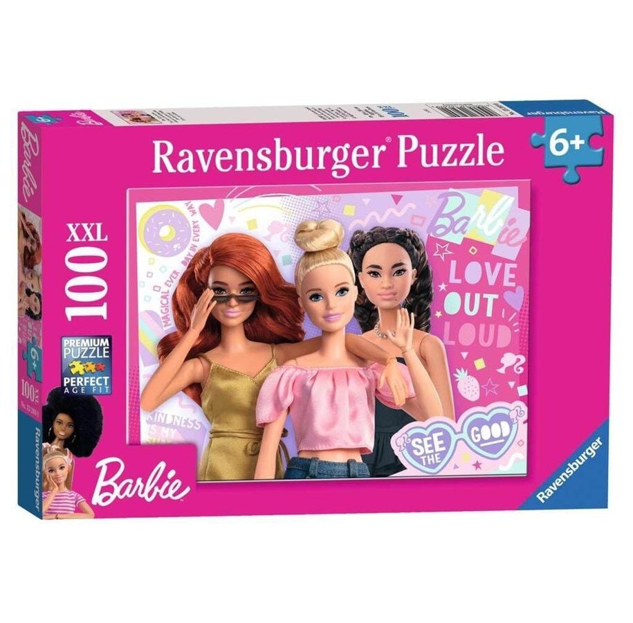 Ravensburger Puslespil - Barbie 100 brikker