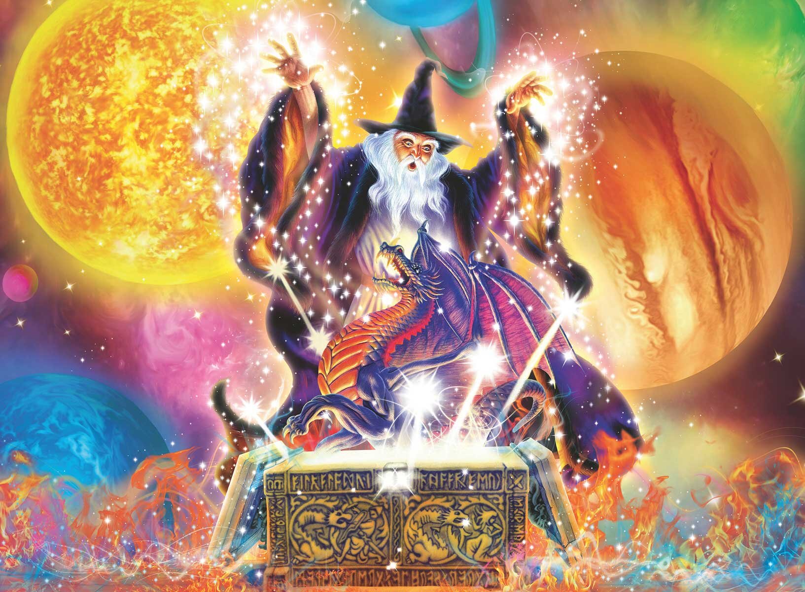 Ravensburger Puslespil, Magical Dragon 100 brikker XXL