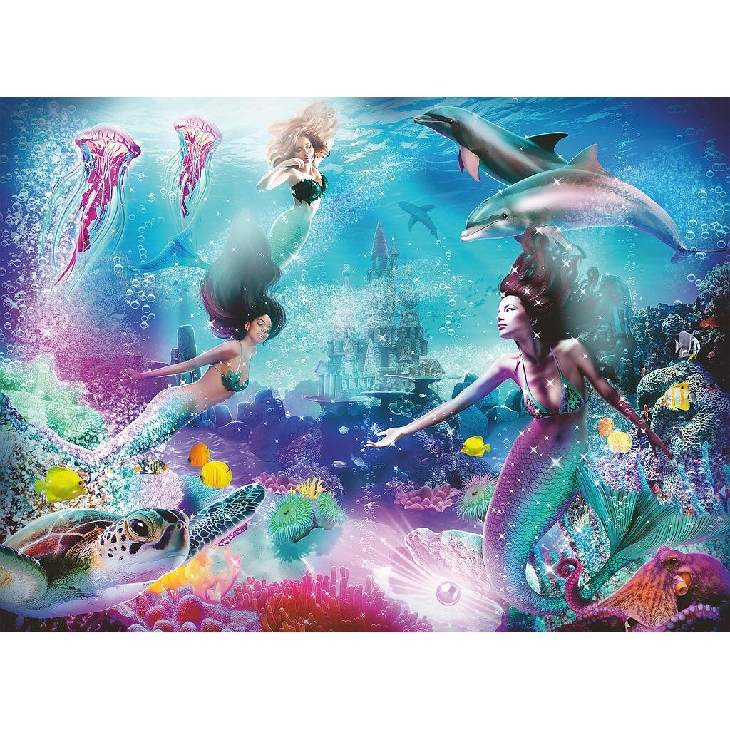 Ravensburger Puslespil, Mermaid Kingdom 300 brikker XXL
