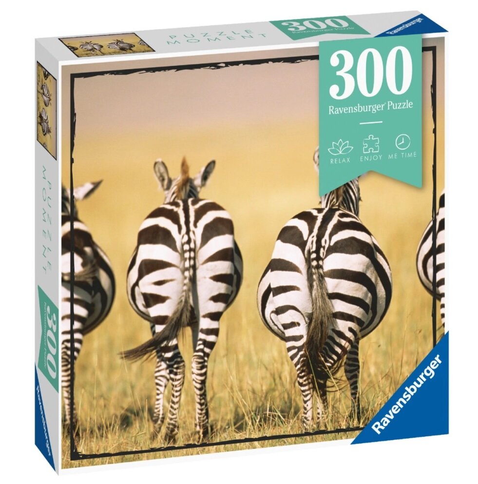Ravensburger Puslespil - Zebra 300 brikker