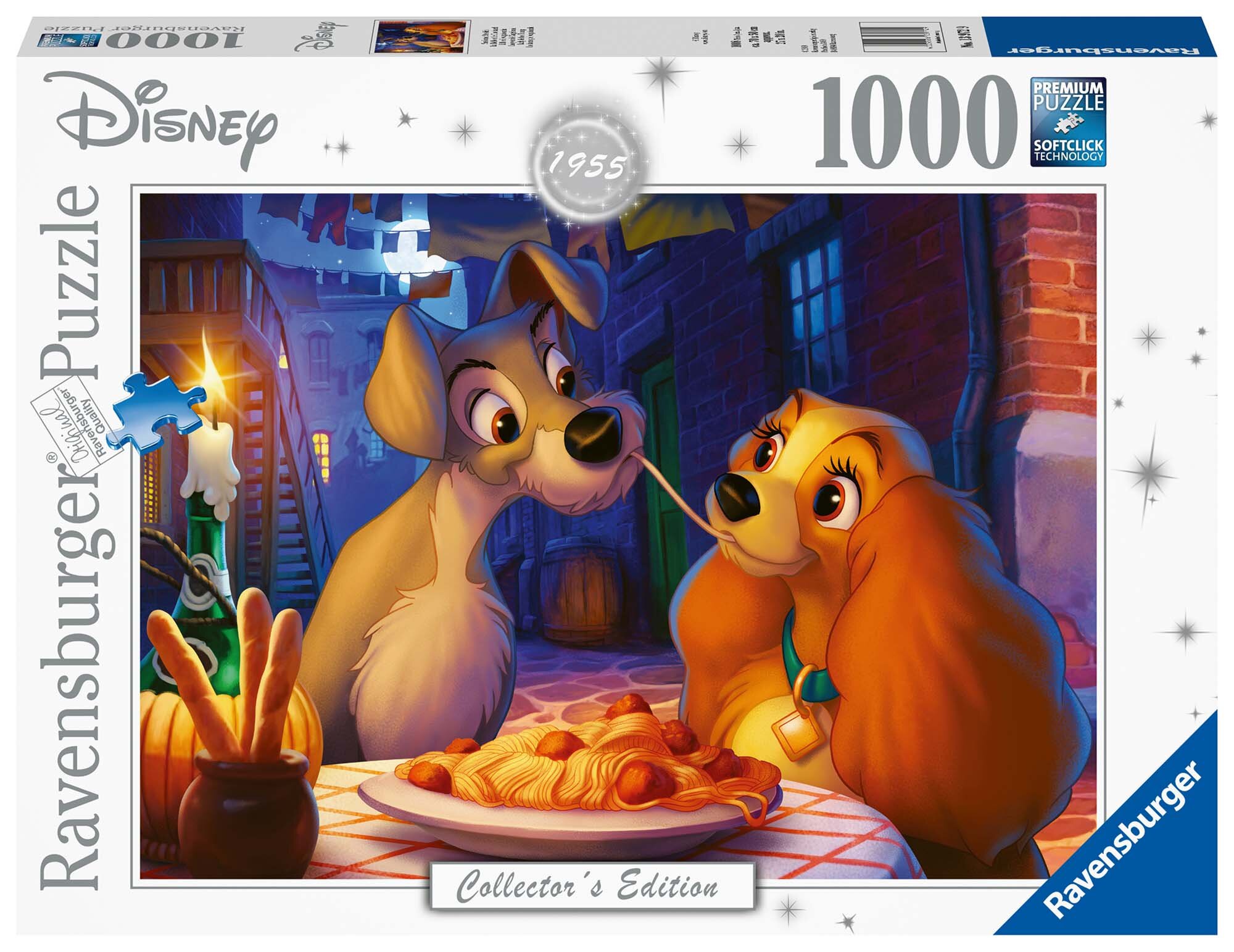 Ravensburger Puslespil, Disney - Lady and the Tramp 1000 brikker