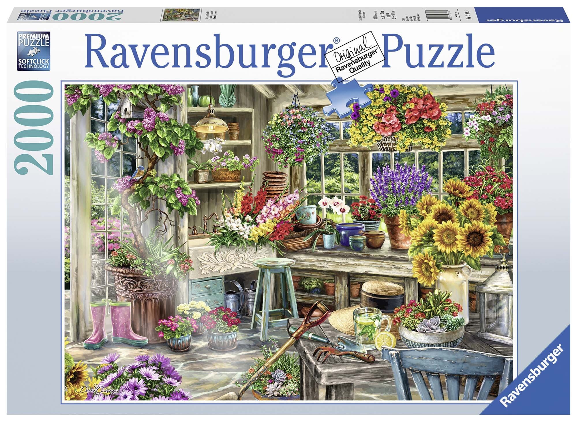 Ravensburger Puslespil, Gardeners Paradise 2000 brikker