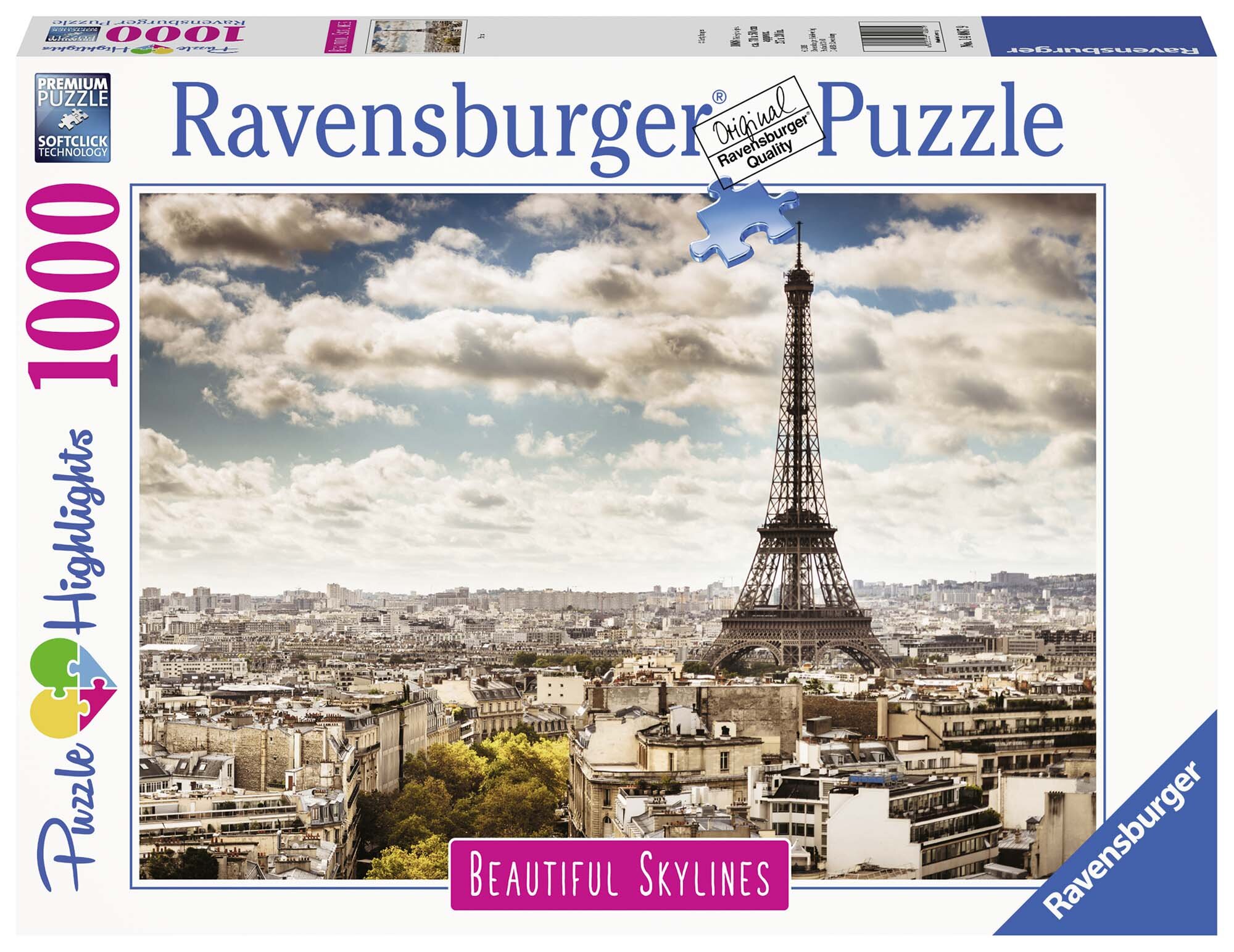 Ravensburger Puslespil, Paris 1000 brikker