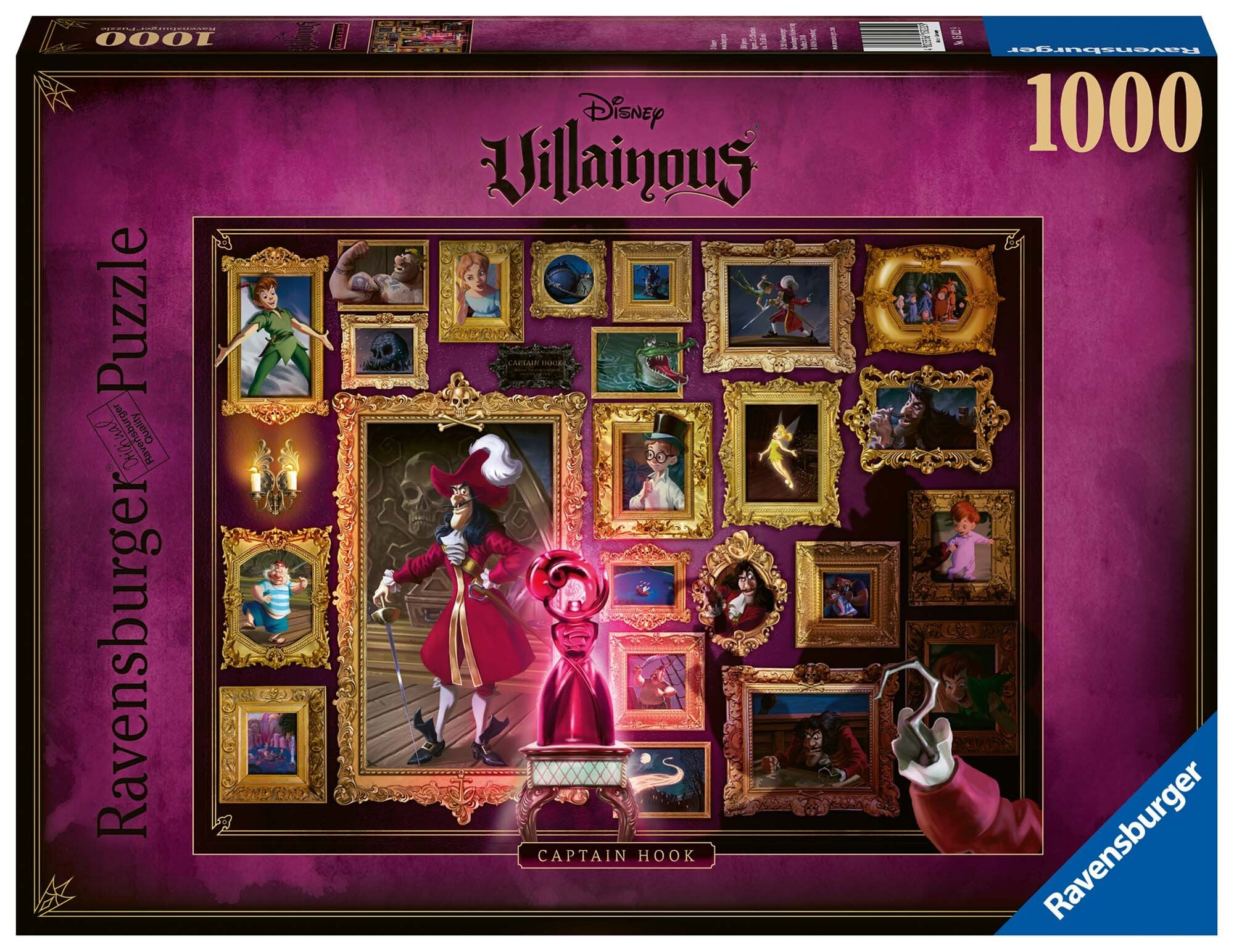 Ravensburger Puslespil, Disney Villainous - Captain Hook 1000 brikker