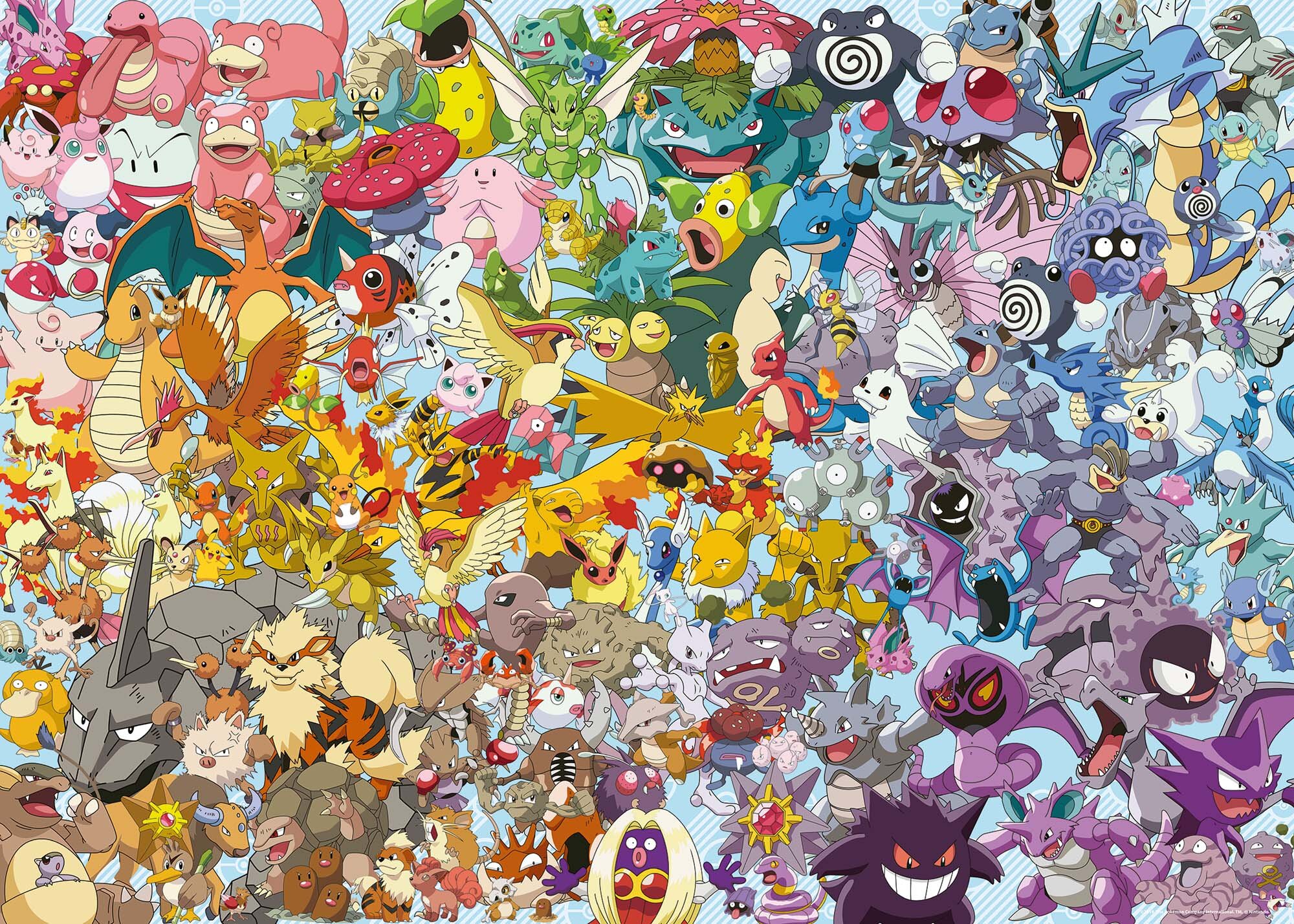 Ravensburger Puslespil, Pokémon Challenge 1000 brikker