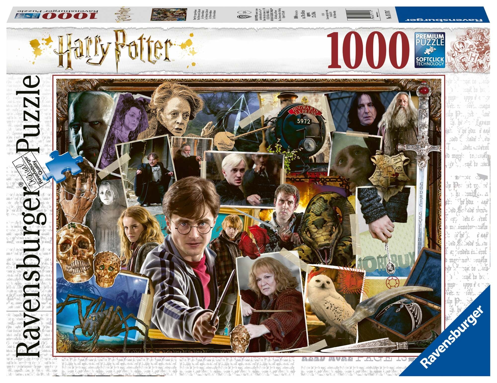 Ravensburger Puslespil, Harry Potter Collage 1000 brikker