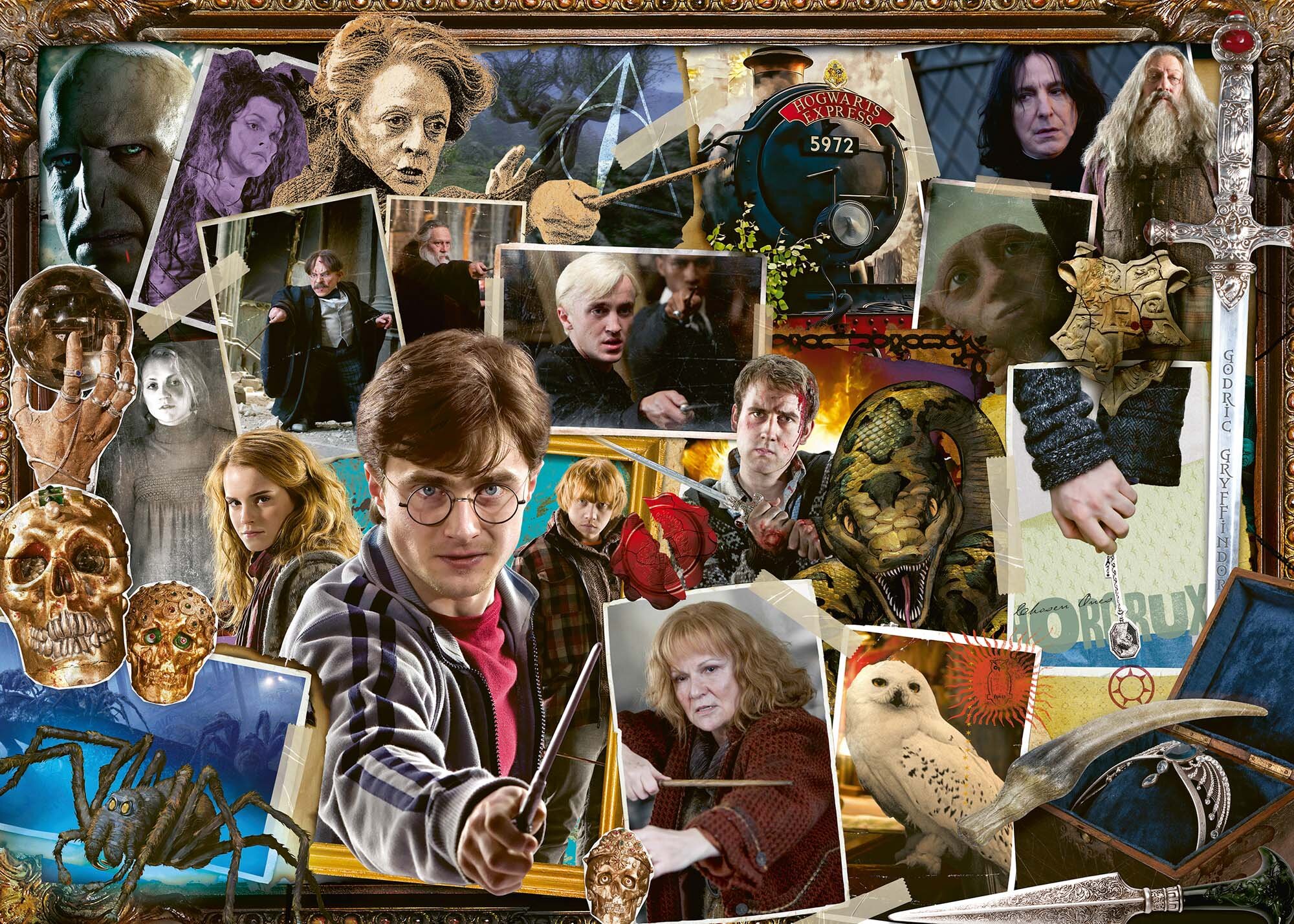 Ravensburger Puslespil, Harry Potter Collage 1000 brikker