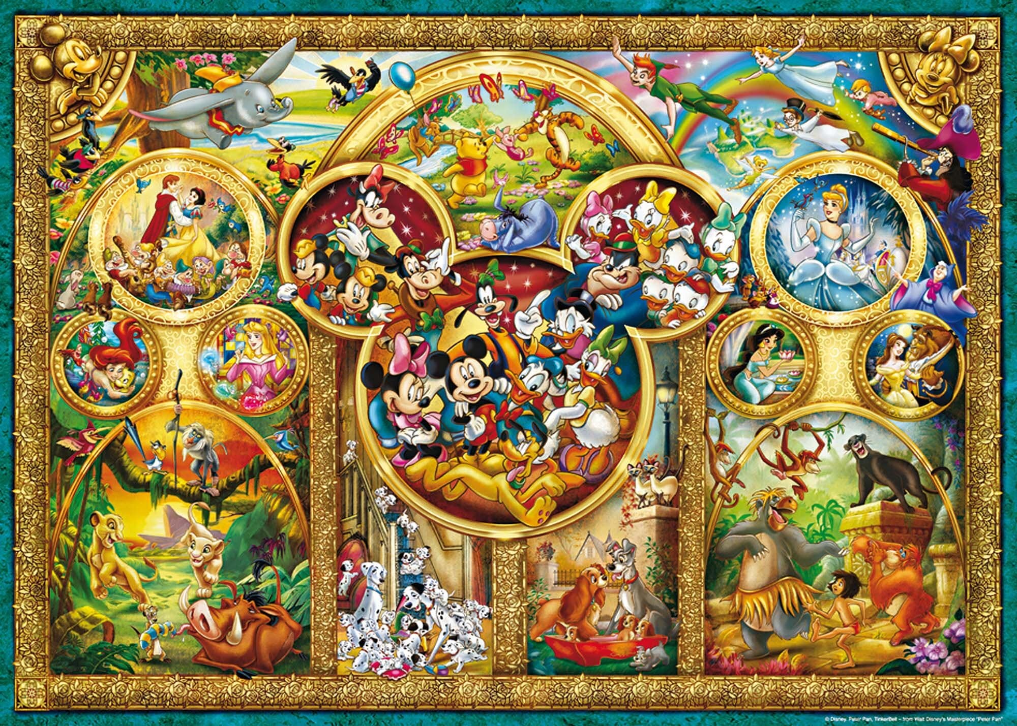 Ravensburger Puslespil, The Best Disney Themes 1000 brikker