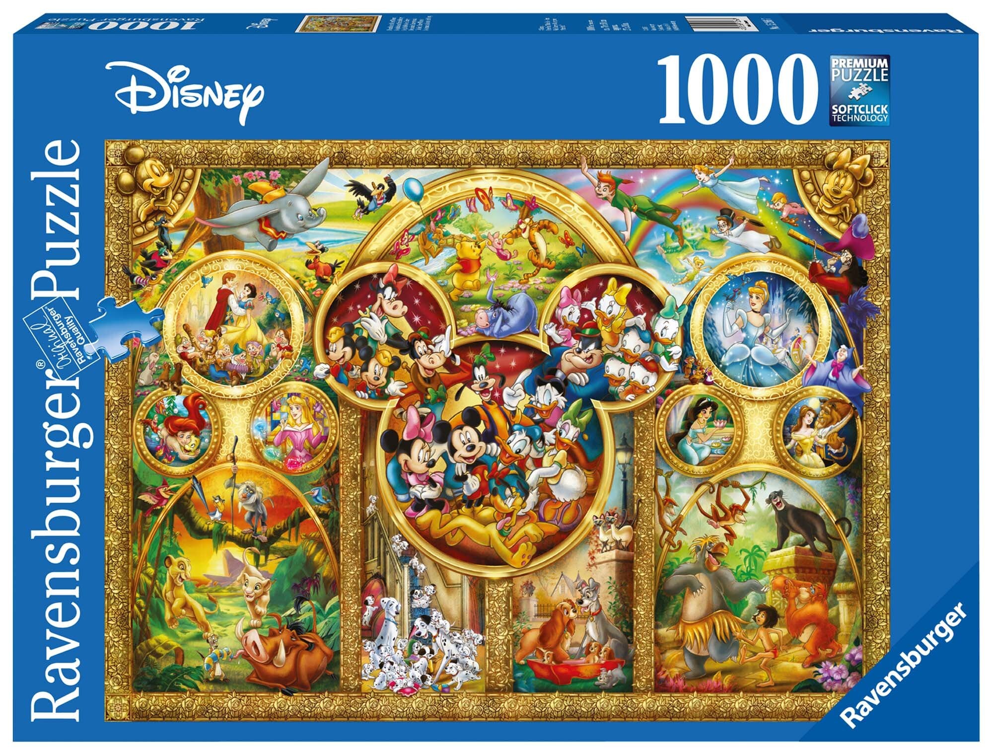 Ravensburger Puslespil, The Best Disney Themes 1000 brikker