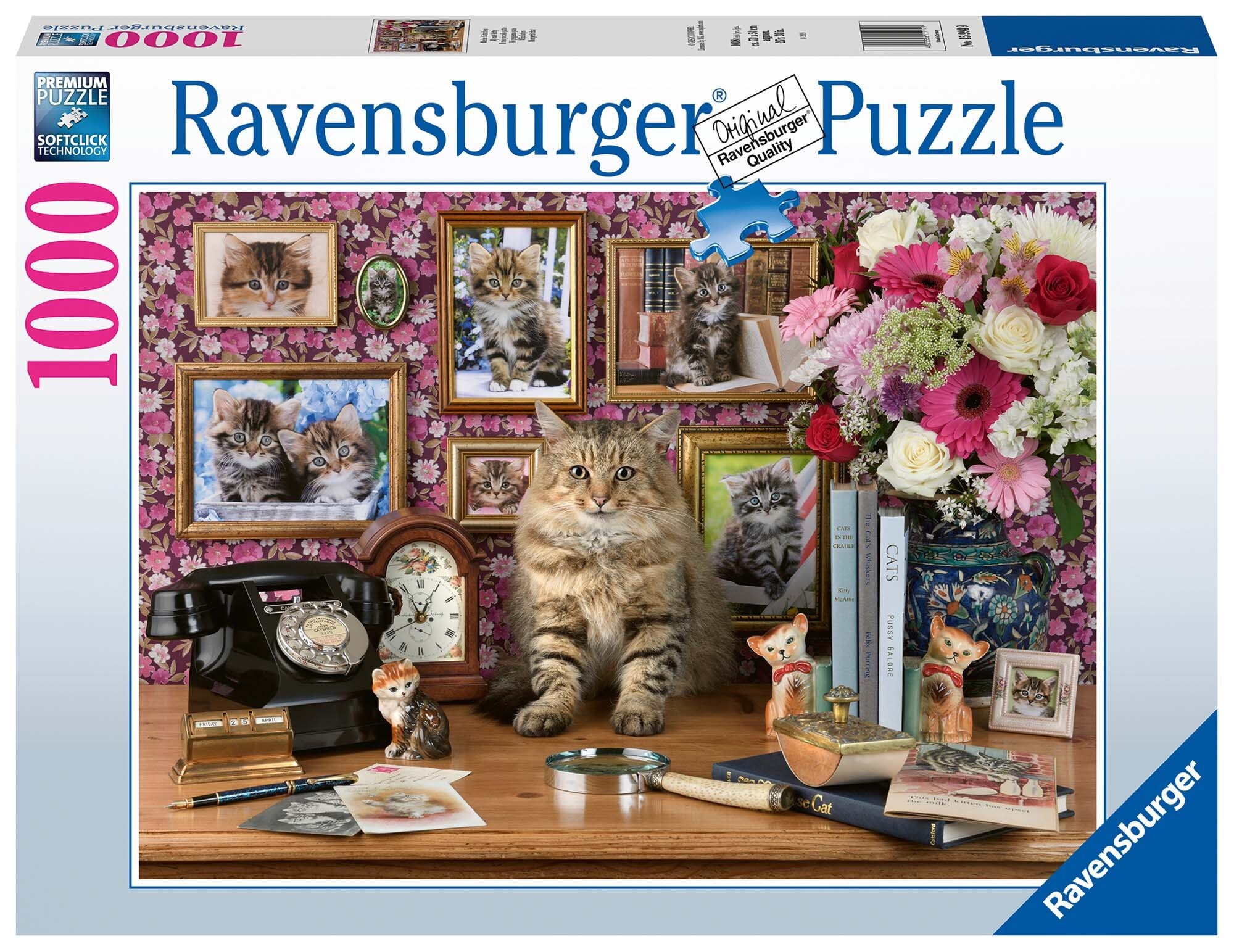 Ravensburger Puslespil, My Cute Kitty 1000 brikker
