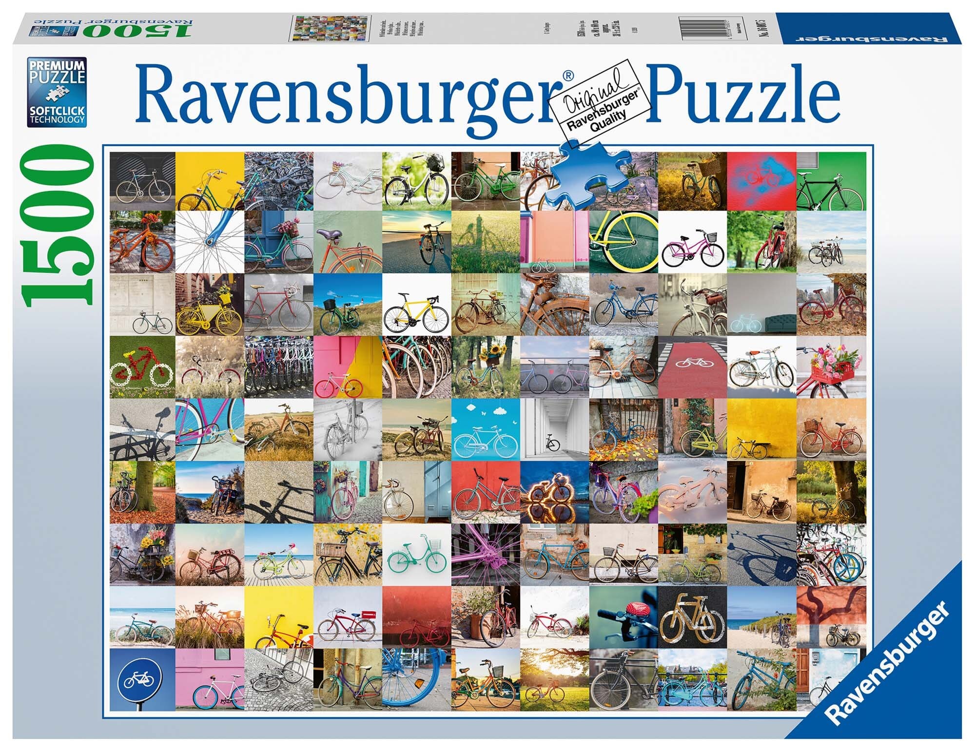 Ravensburger Puslespil, 99 Bicycles and more 1500 brikker