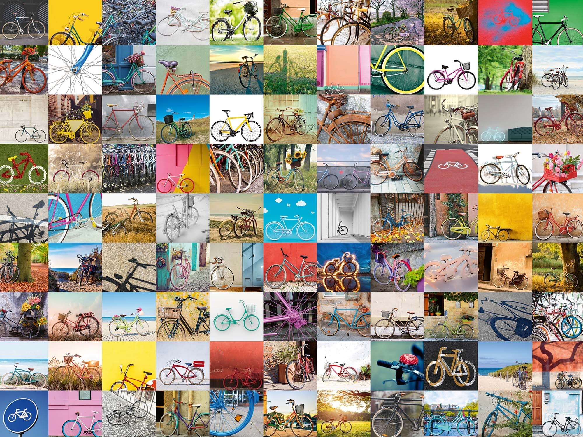 Ravensburger Puslespil, 99 Bicycles and more 1500 brikker