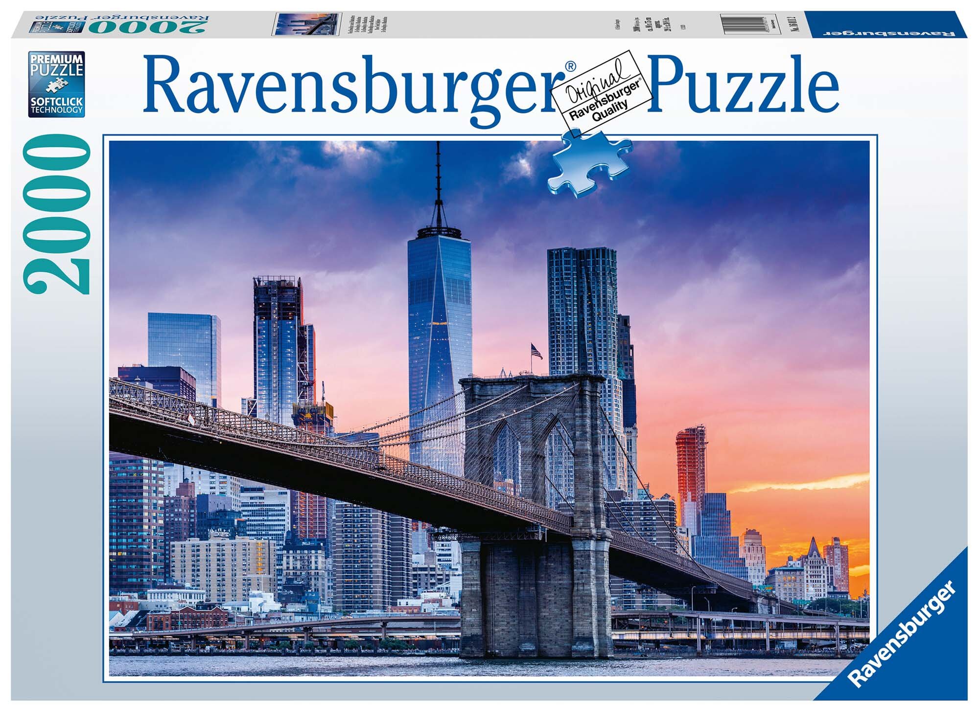 Ravensburger Puslespil, New Yorks Skyline 2000 brikker