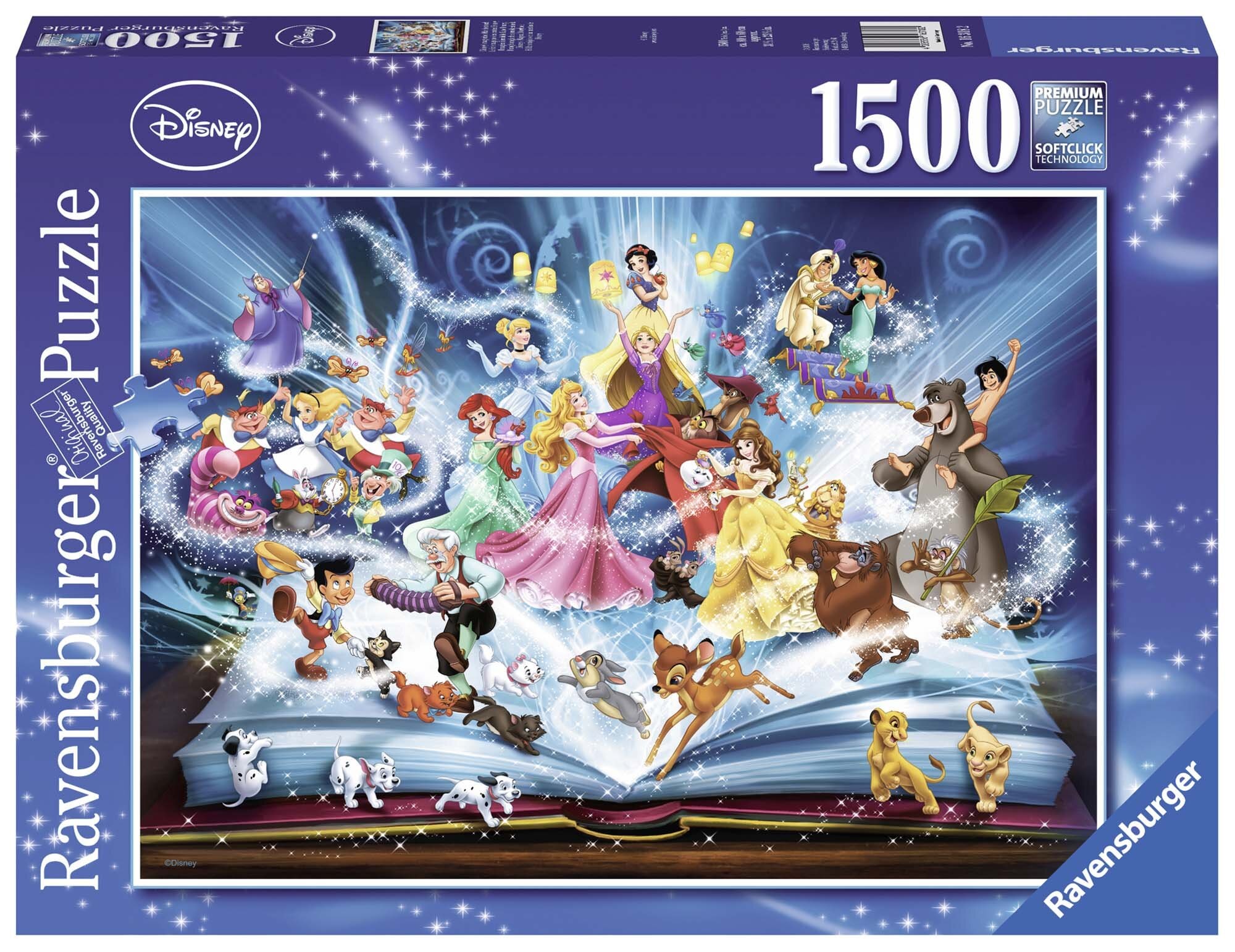 Ravensburger Puslespil, Disneys Magical Storybook  1500 brikker