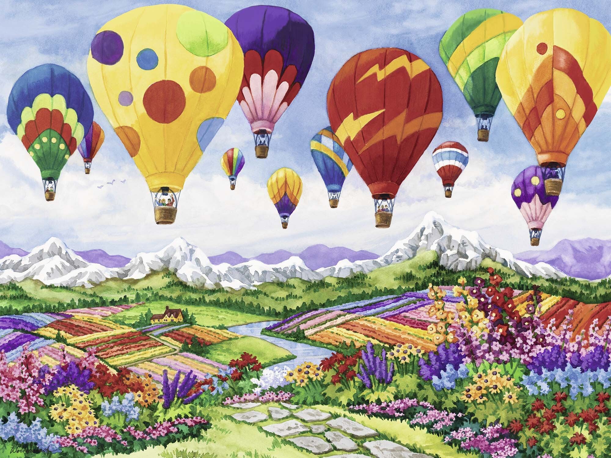 Ravensburger Puslespil, Spring is in the Air 1500 brikker
