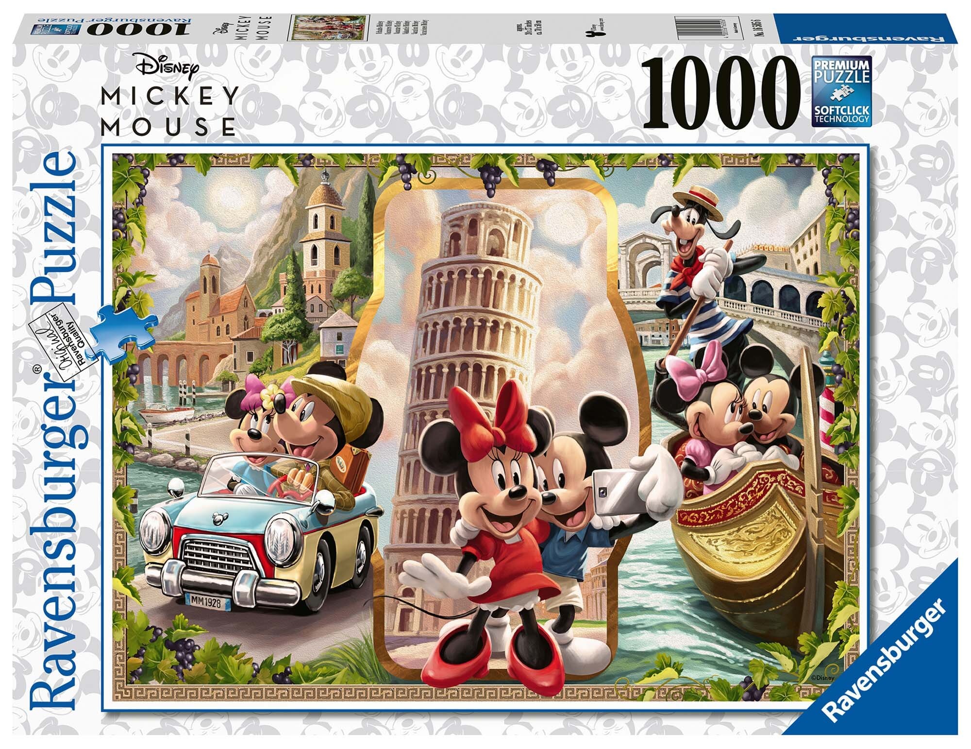 Ravensburger Puslespil, Vacation Mickey & Minni 1000 brikker