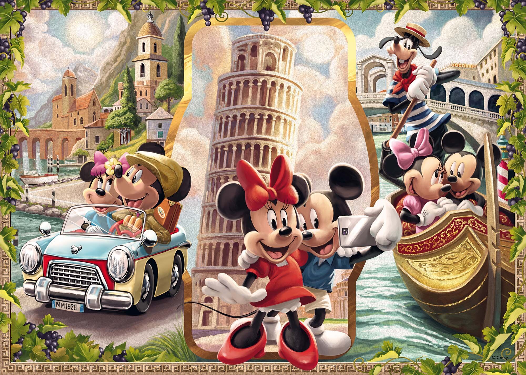 Ravensburger Puslespil, Vacation Mickey & Minni 1000 brikker
