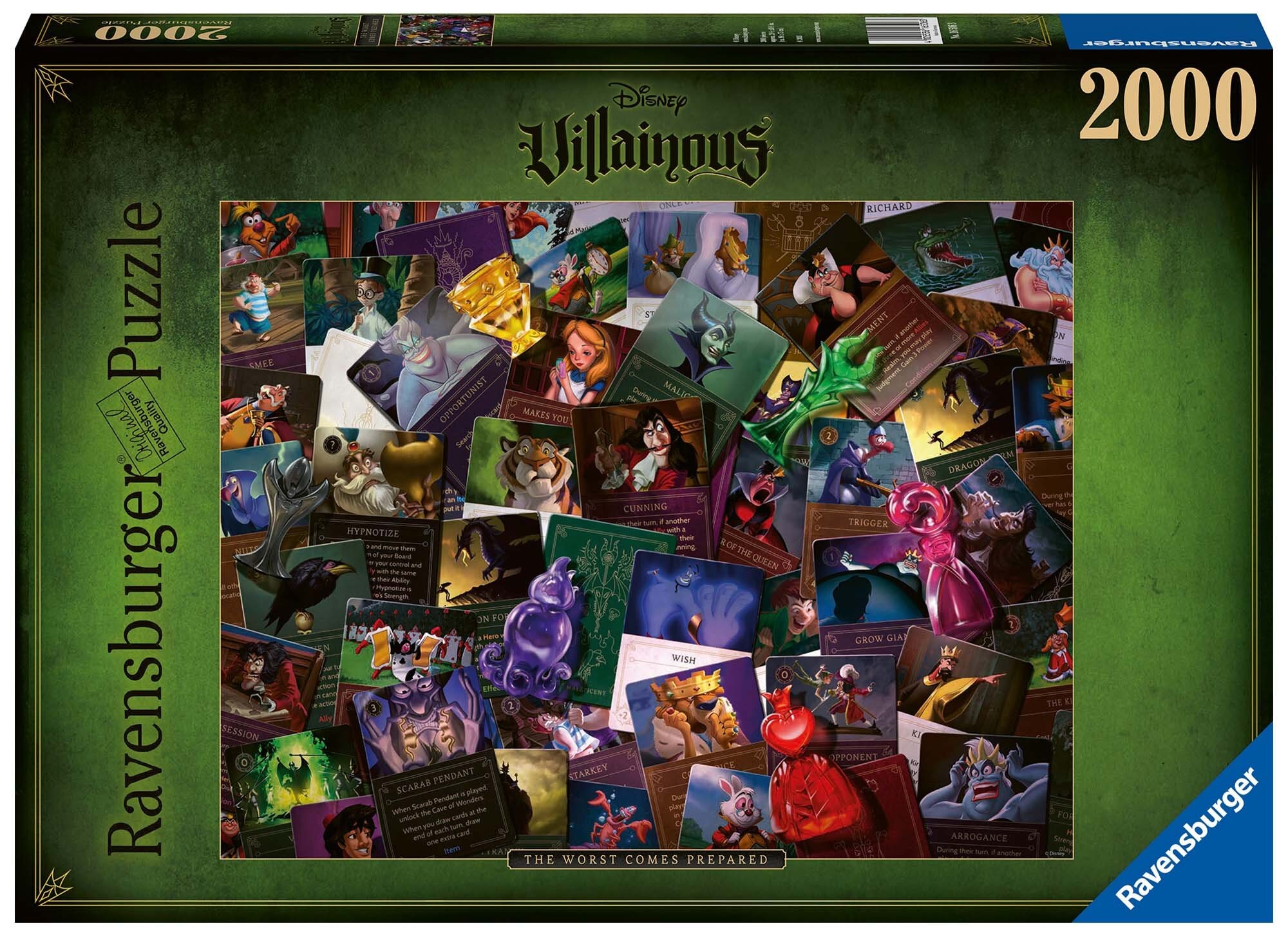 Ravensburger Puslespil, Villainous - All Villains 2000 brikker