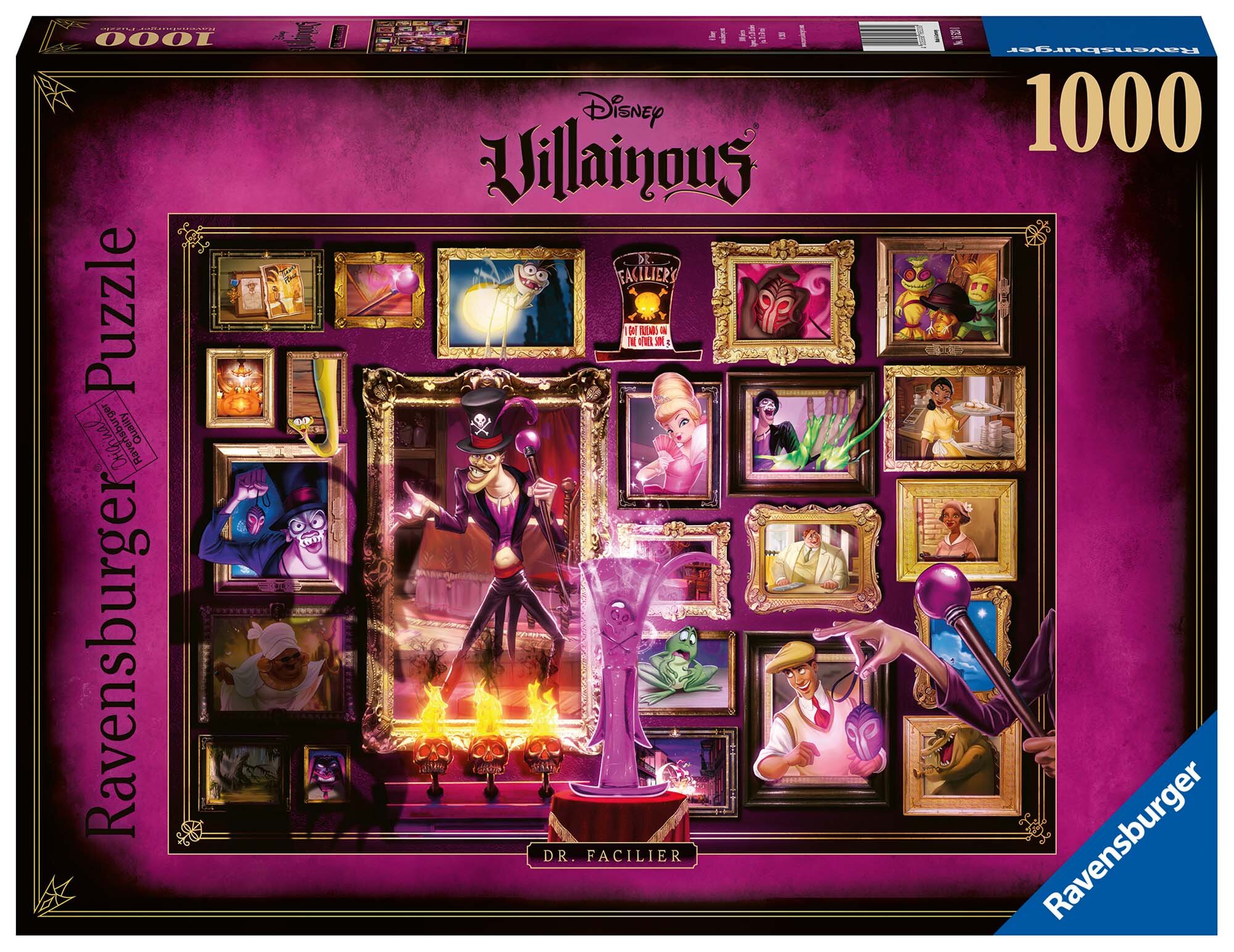 Ravensburger Puslespil, Disney Villainous - Dr. Facilier 1000 brikker
