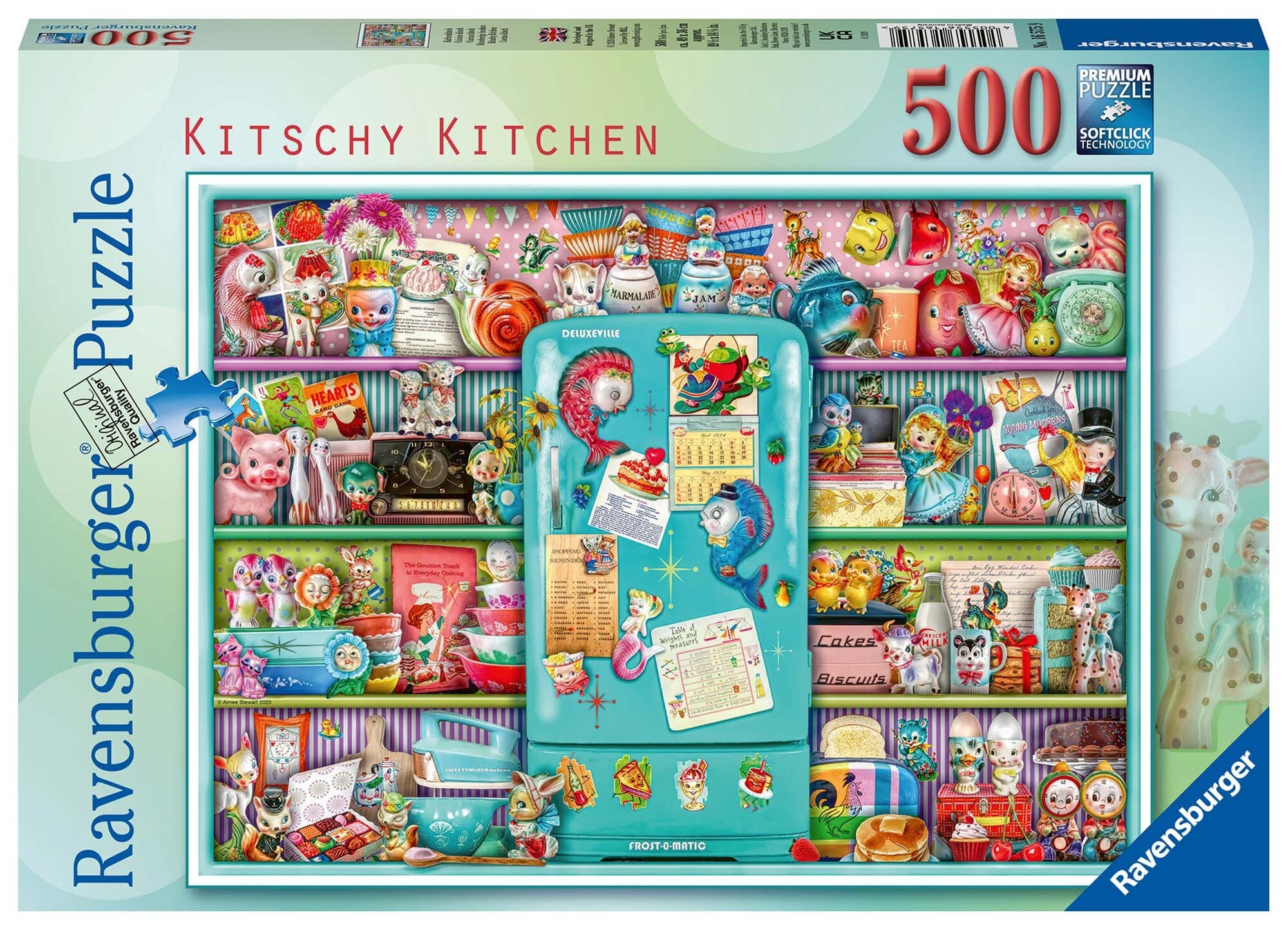 Ravensburger Puslespil, Kitschy Kitchen 500 brikker