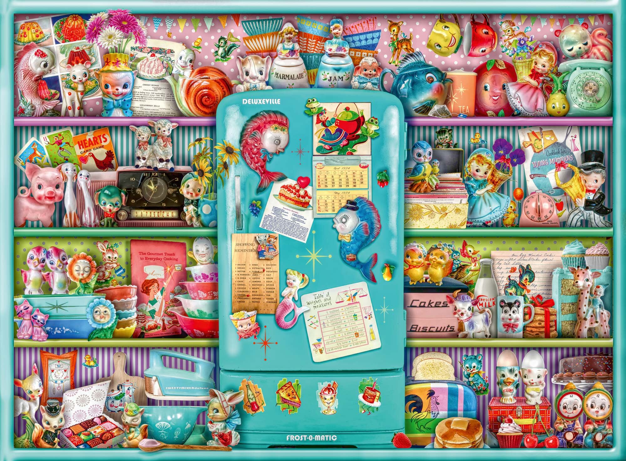 Ravensburger Puslespil, Kitschy Kitchen 500 brikker