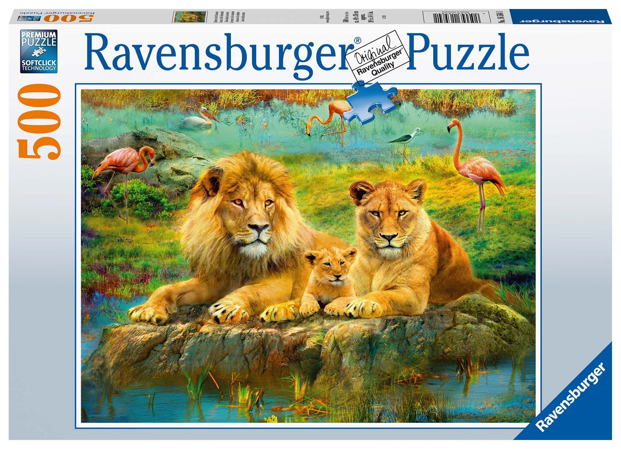 Ravensburger Puslespil, Lions in the Savannah 500 brikker