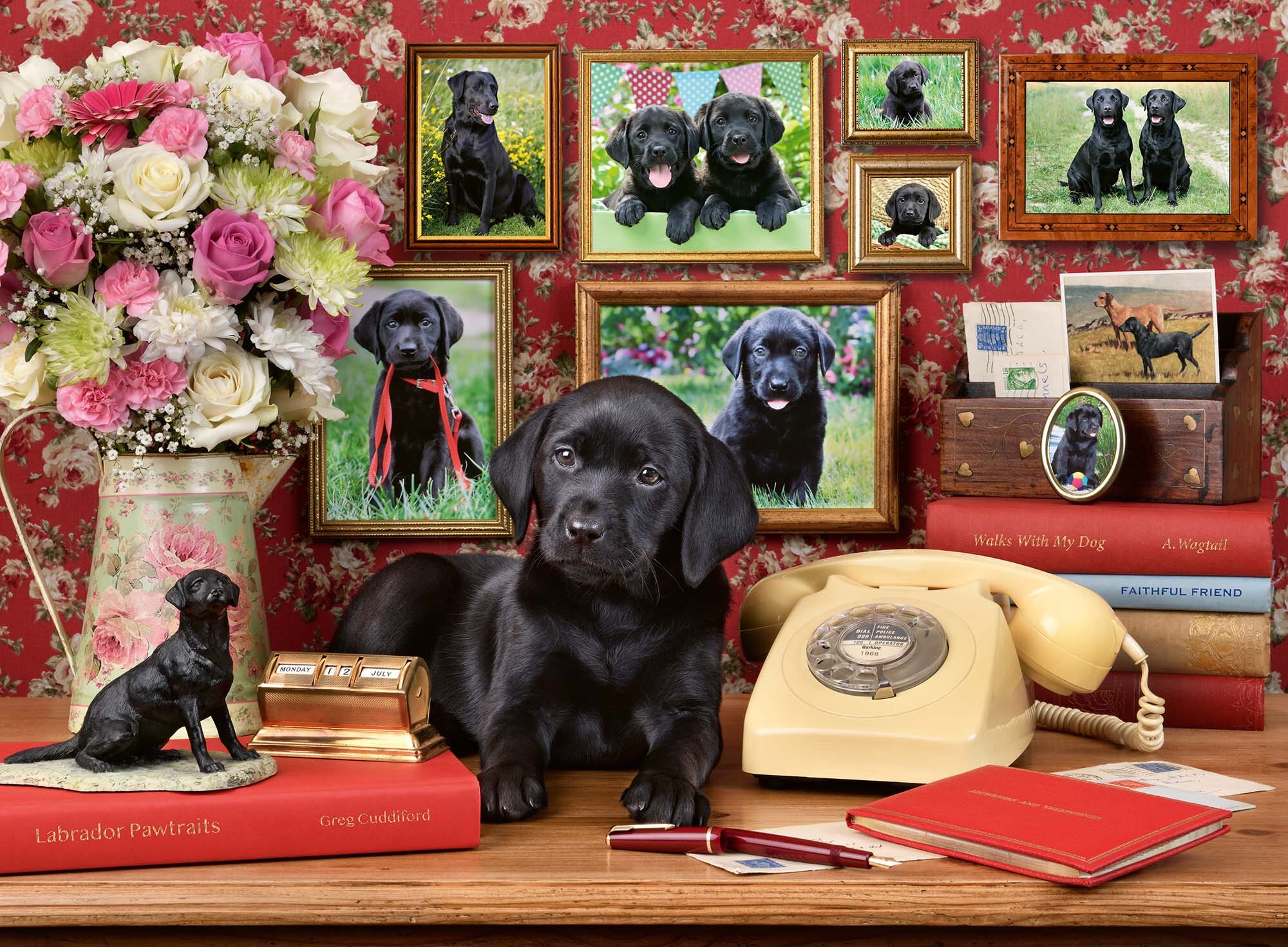 Ravensburger Puslespil, My Loyal Friends 500 brikker