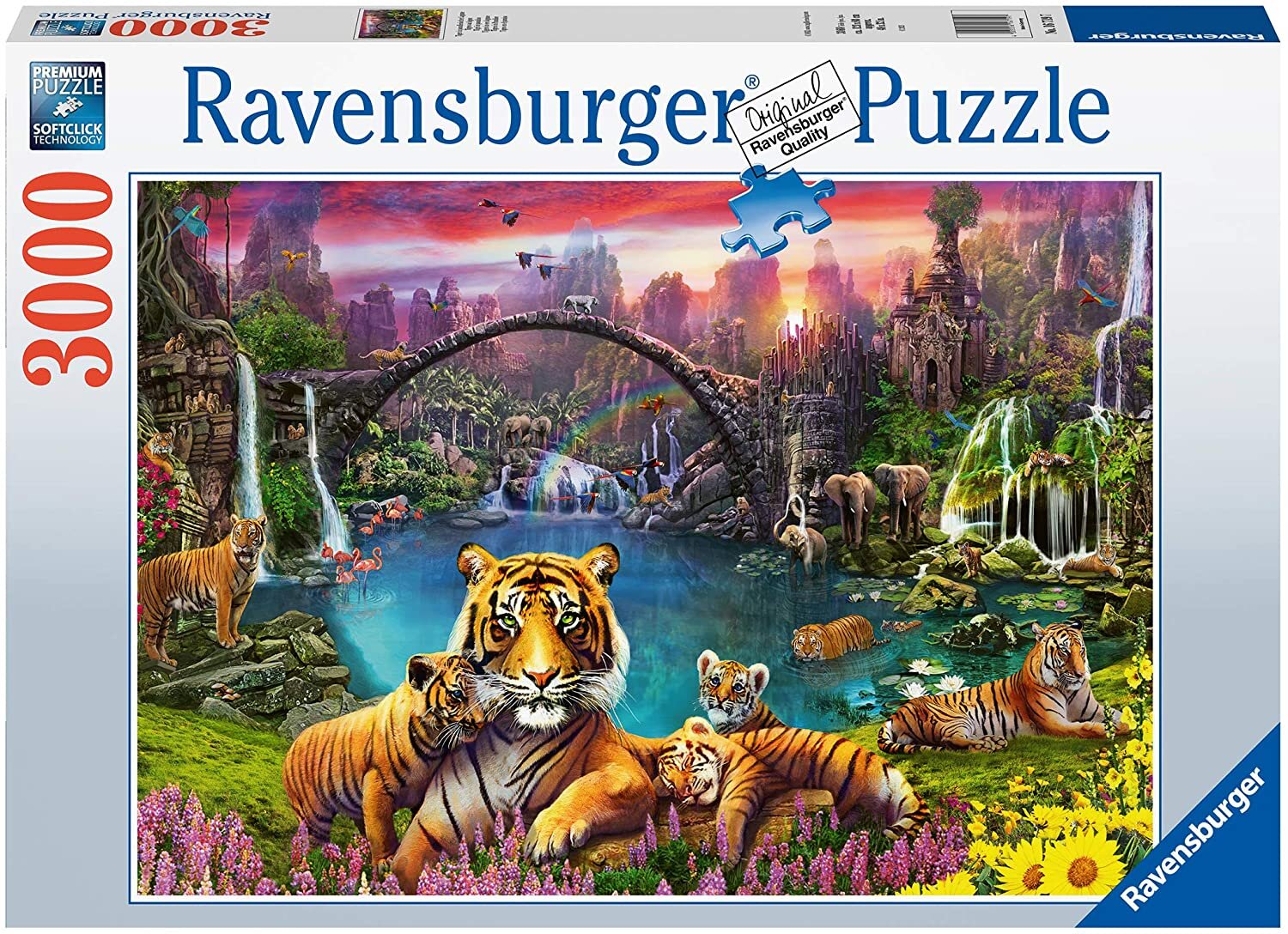 Ravensburger Puslespil, Tigers in Paradise Lagune 3000 brikker
