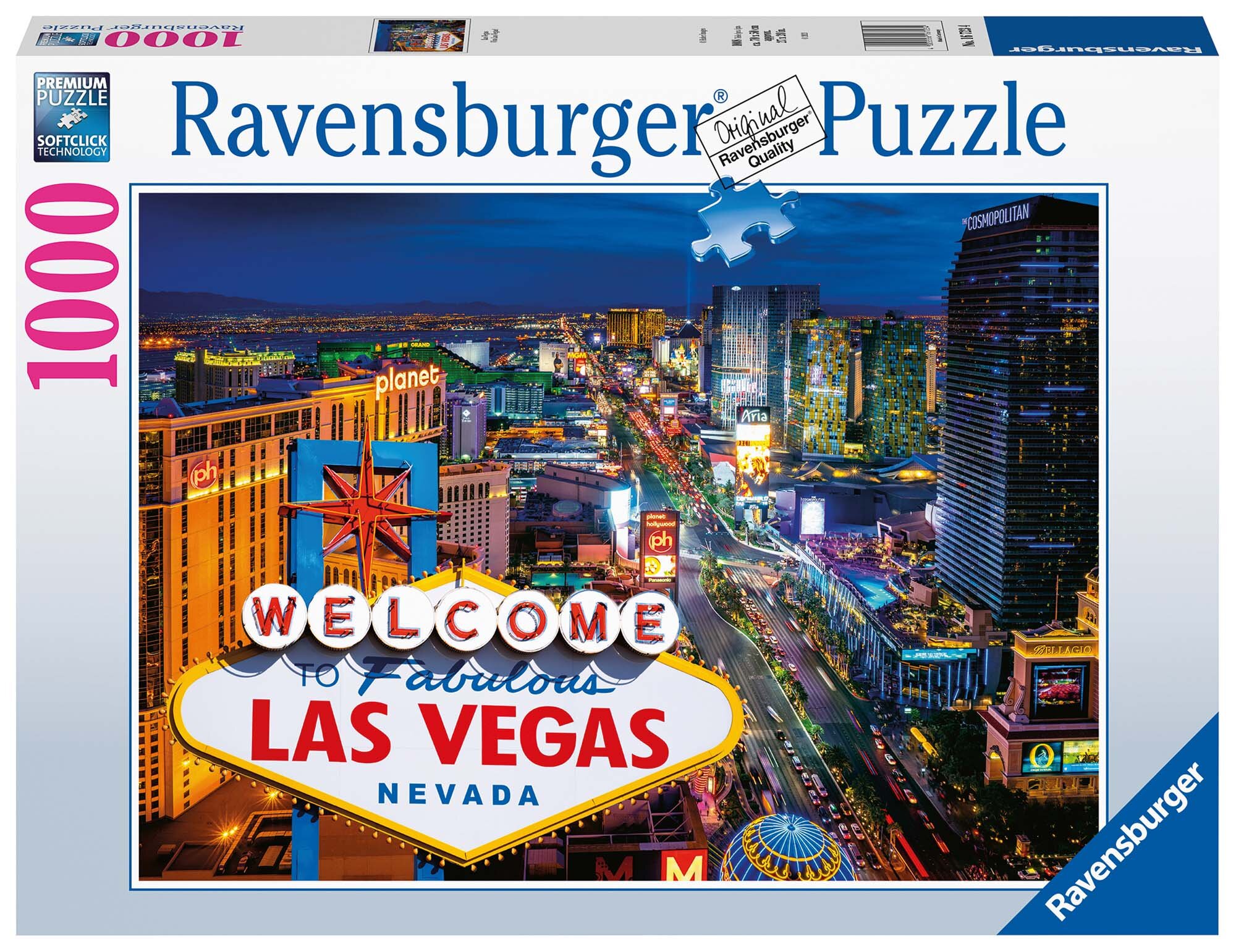 Ravensburger Puslespil, Las Vegas 1000 brikker