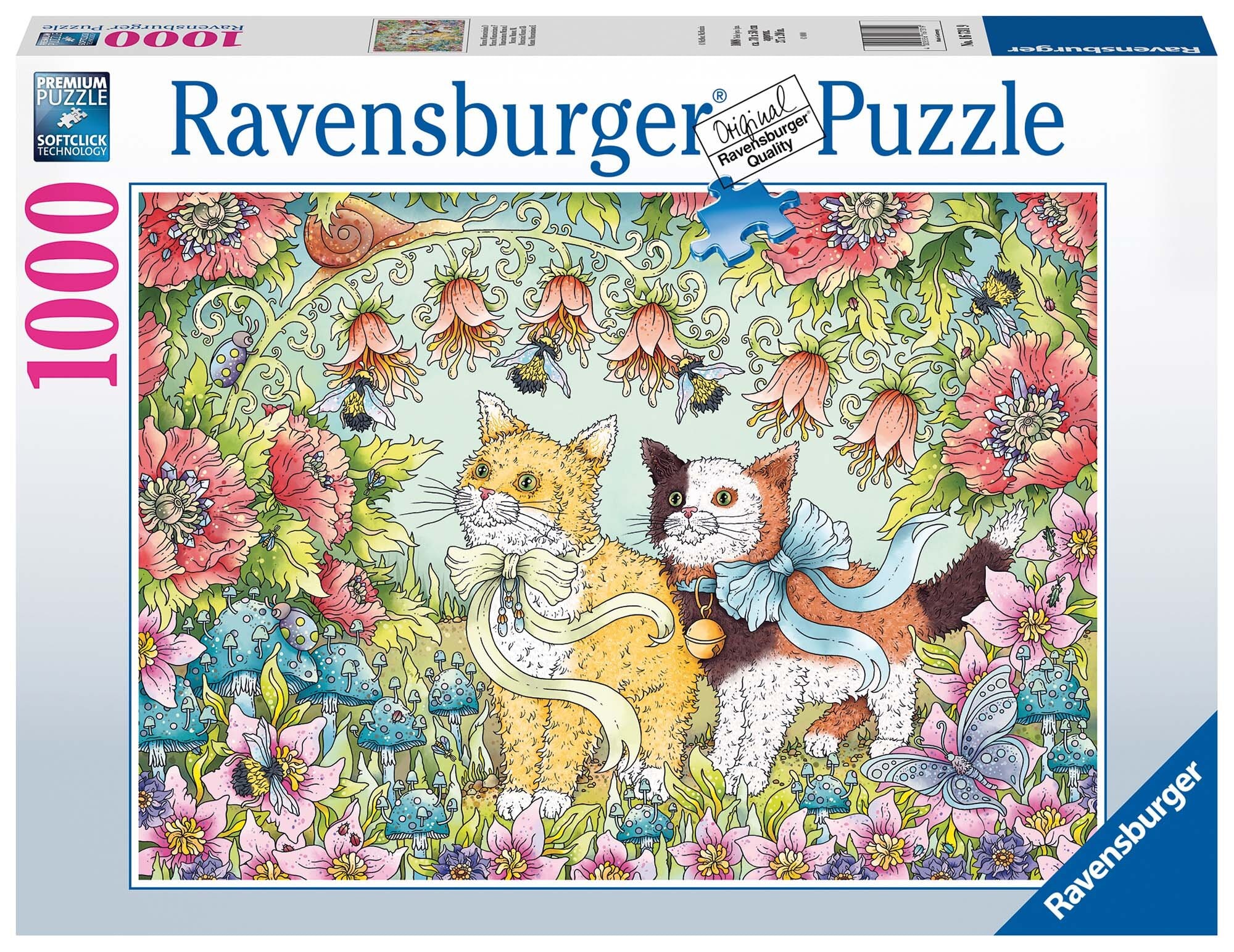 Ravensburger Puslespil, Cute Cats 1000 brikker