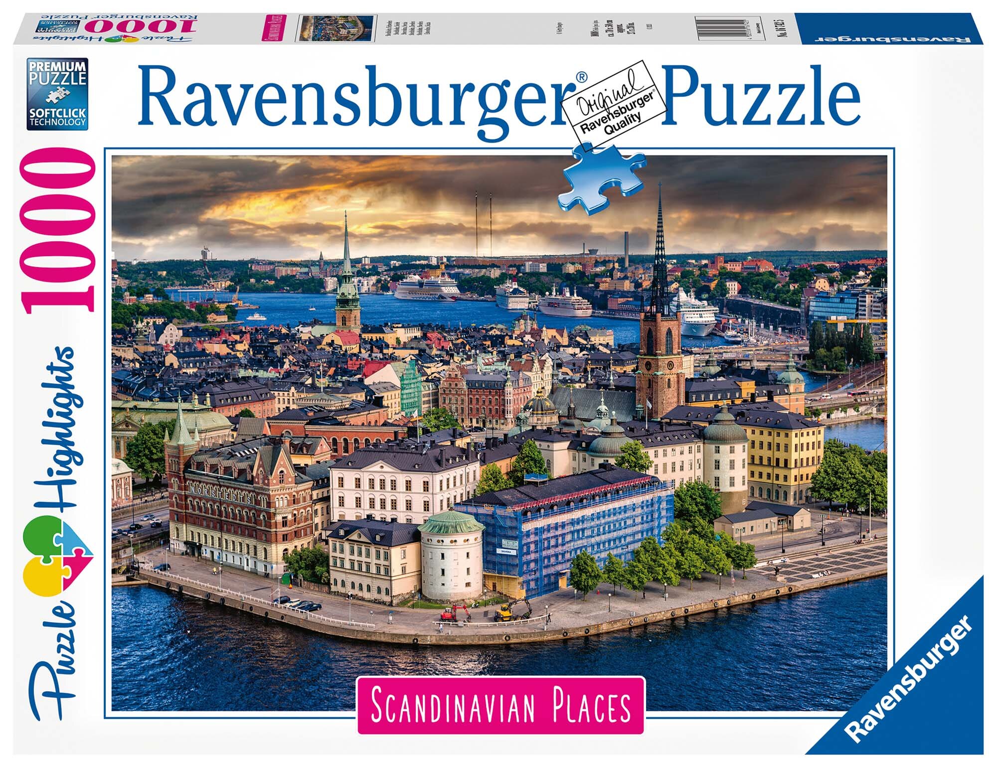 Ravensburger Puslespil, Stockholm, Sweden 1000 brikker