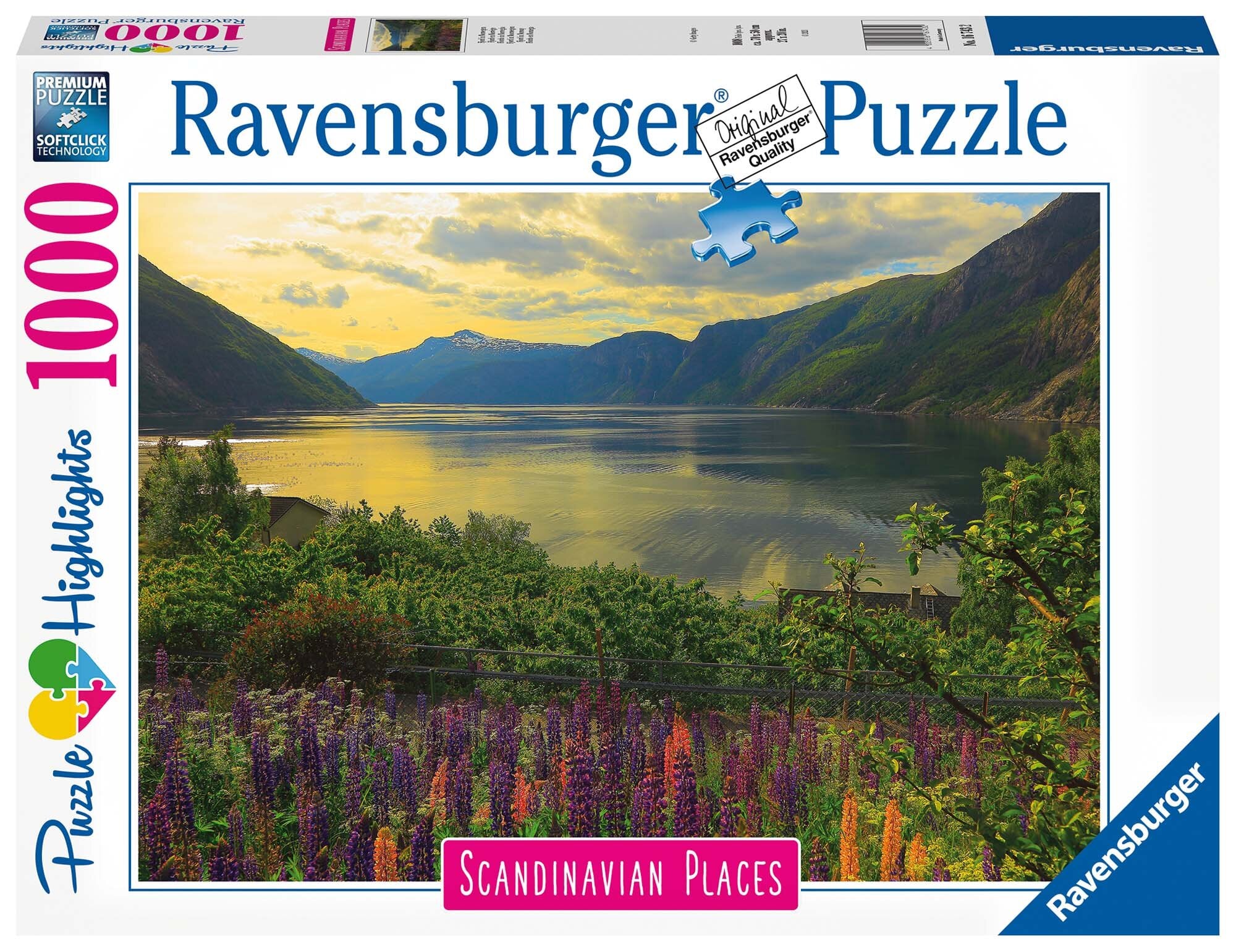 Ravensburger Puslespil, Fjord in Norway 1000 brikker