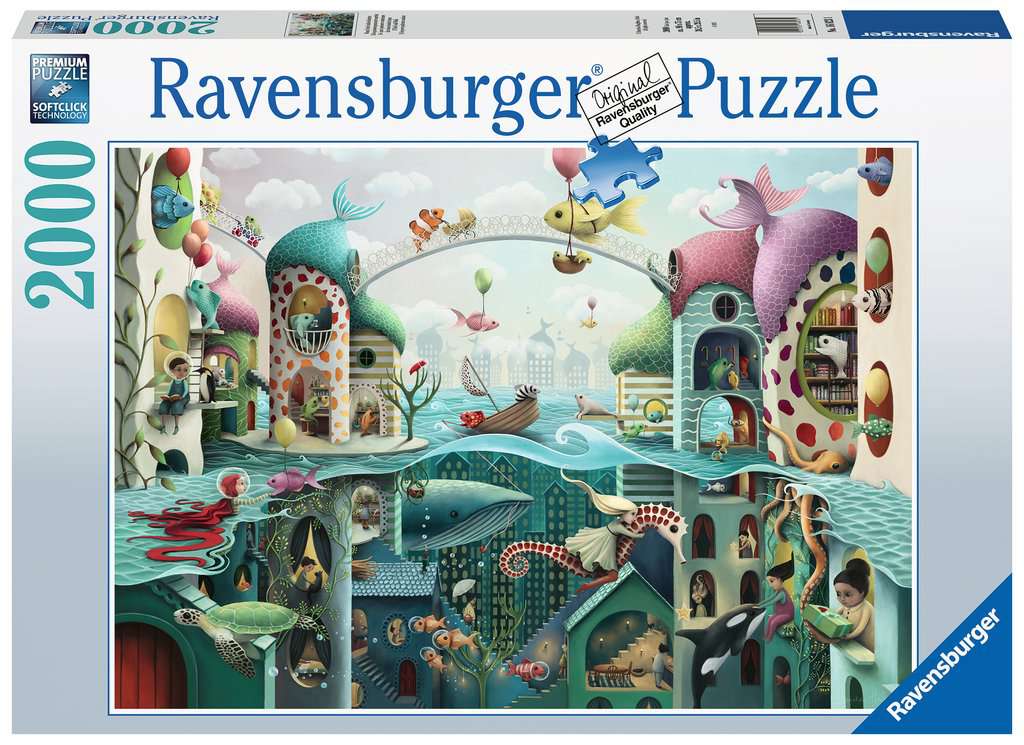Ravensburger Puslespil, If Fish Could Walk 2000 brikker