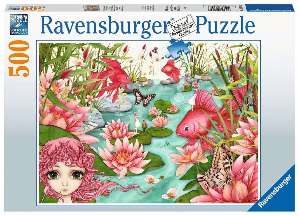 Ravensburger Puslespil, Minu's Pond Daydreams 500 brikker
