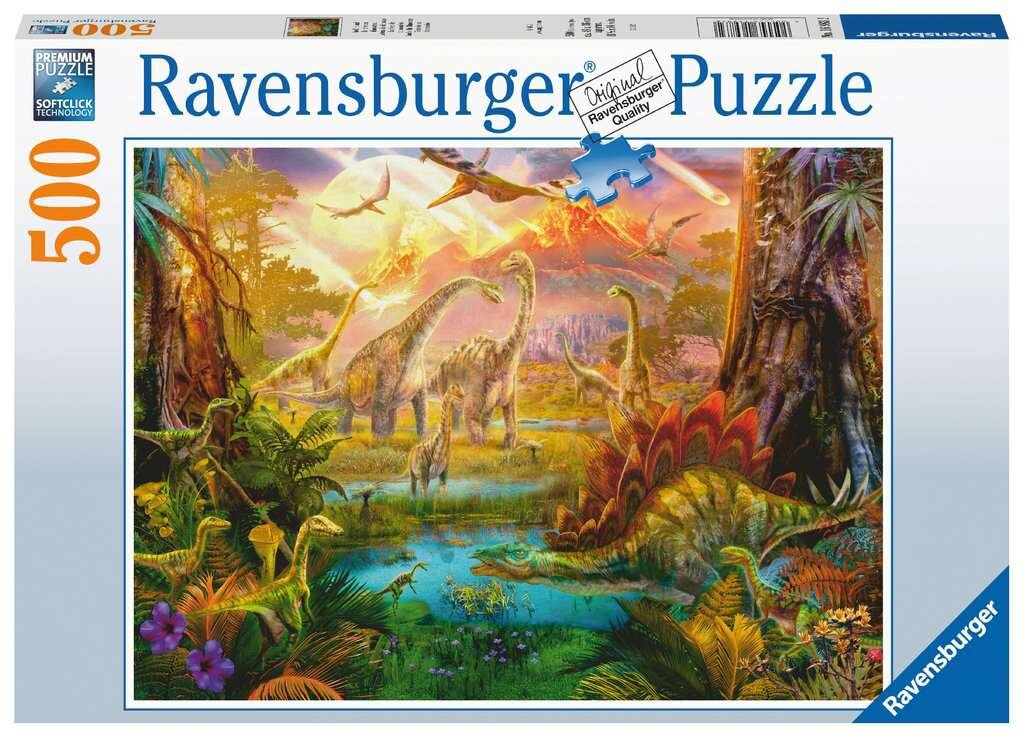 Ravensburger Puslespil, Land of the Dinosaurs 500 brikker