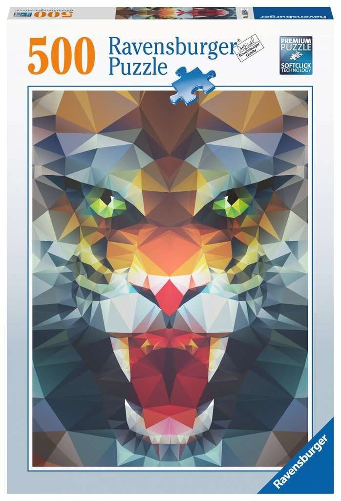 Ravensburger Puslespil - Polygon Lion 500 brikker